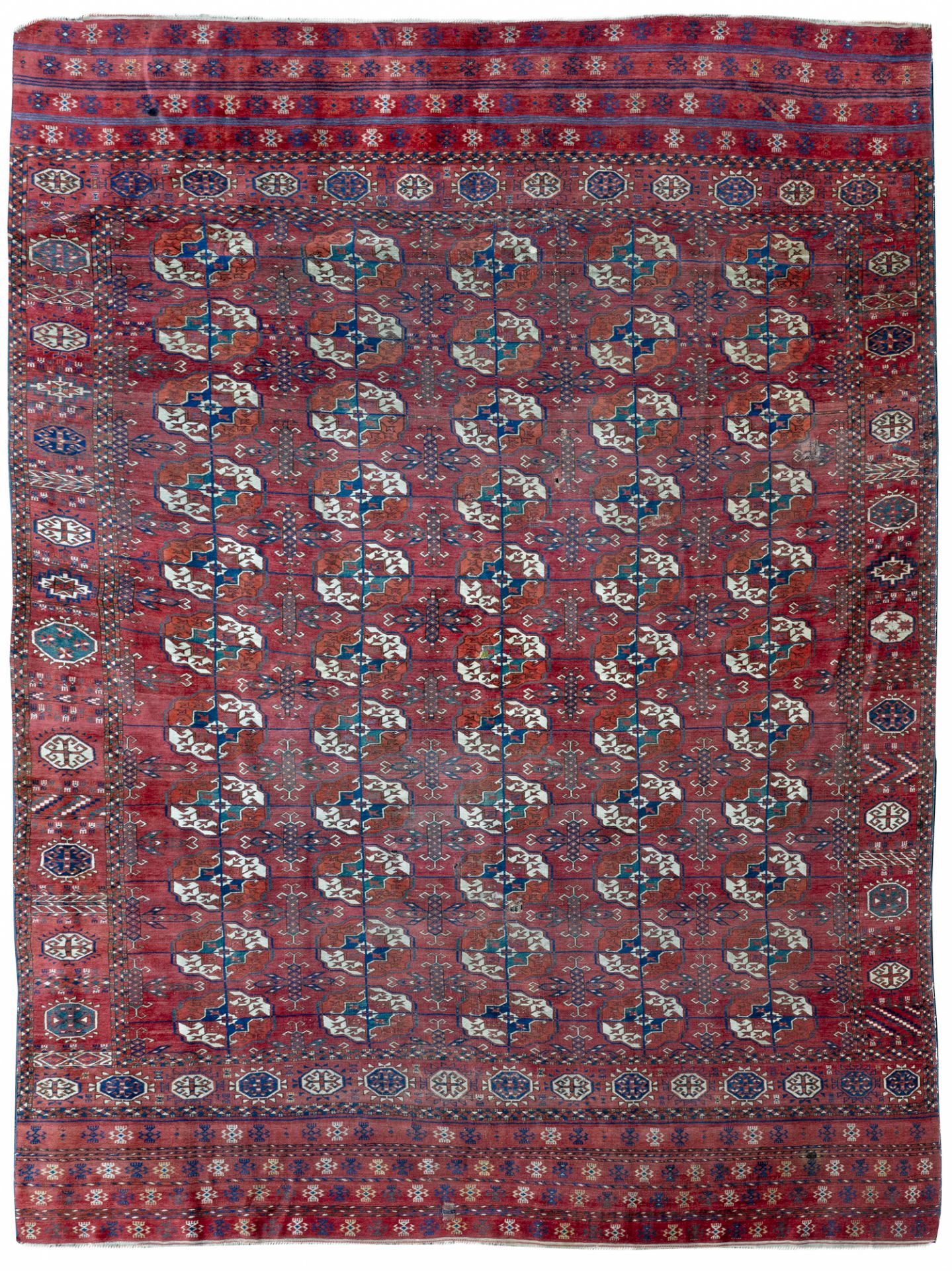 A TEKKE RUG, WEST TURKMENISTAN, 19TH CENTURY - Bild 2 aus 2