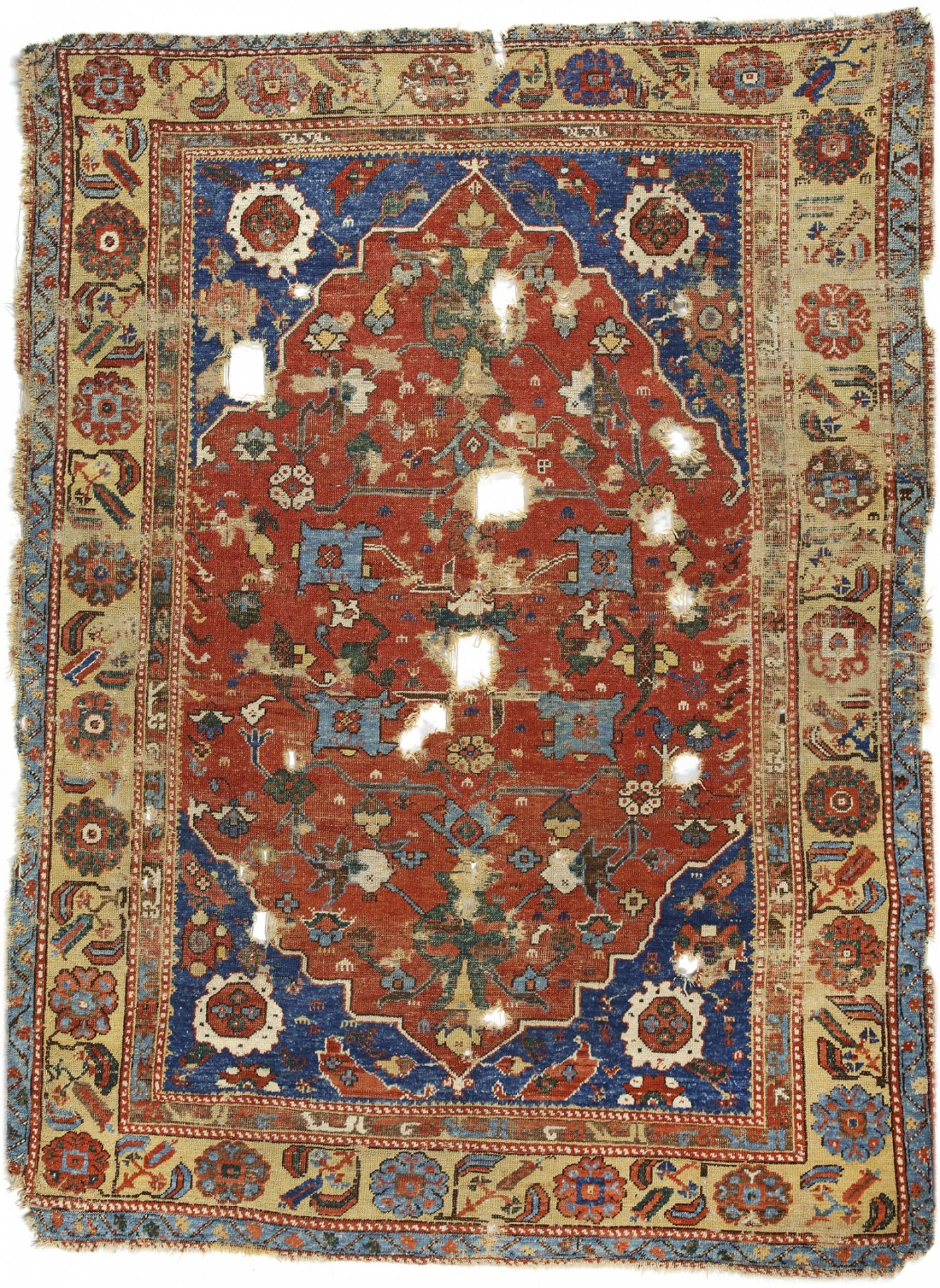 A DOUBLE NISHA TRANSYLVANIAN RUG, FIRST HALF 18TH CENTURY