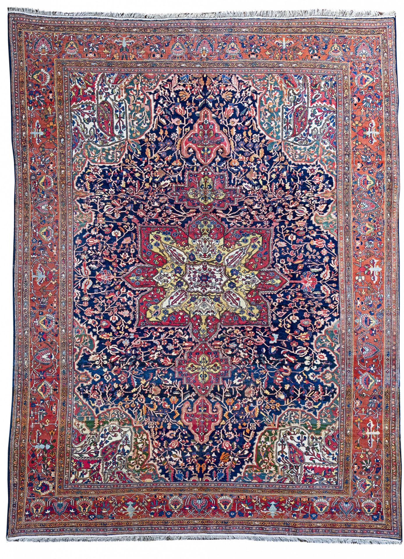 A SAROUK FERAGHAN CARPE, NORTH PERSIA, 1890