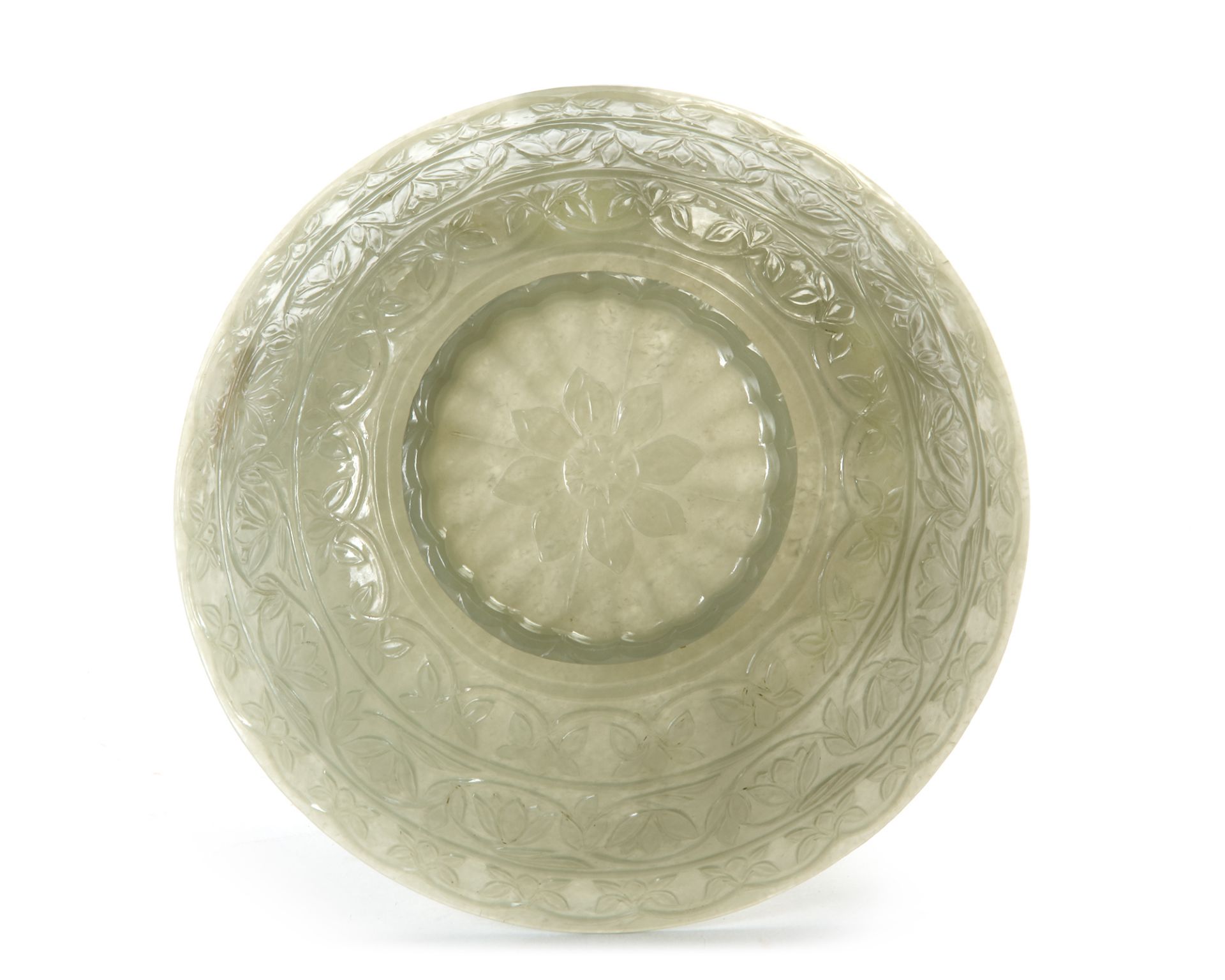 A CELADON JADE MUGHAL-STYLE BOWL, 17TH CENTURY - Image 8 of 10