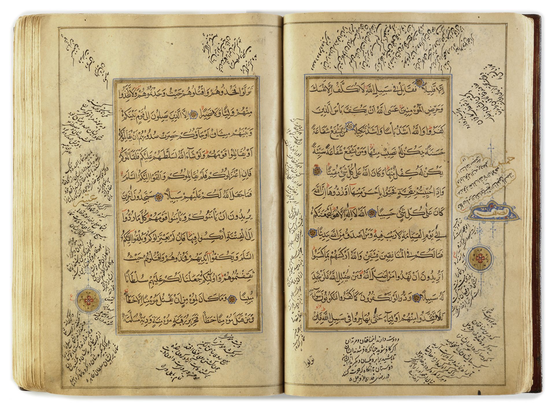 A TIMURID QURAN SIGNED NOUR AL-DIN MUHAMMAD BIN MUHIEYH AL-HERAWI, DATED 961 AH/1553 AD - Bild 3 aus 5