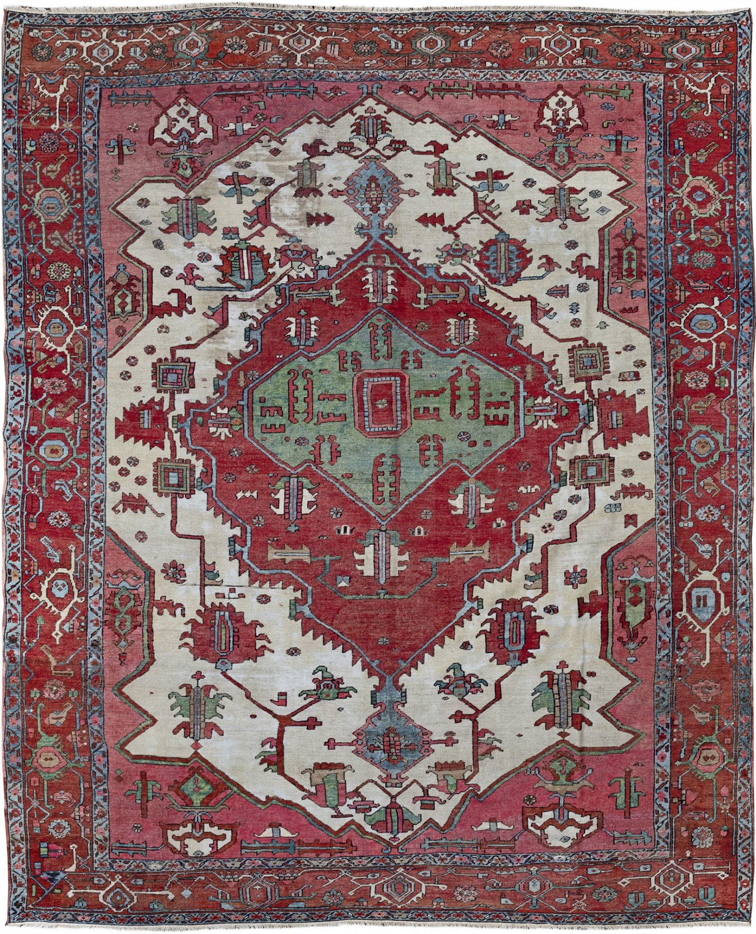 A HERIZ SERAPI RUG, 19TH CENTURY