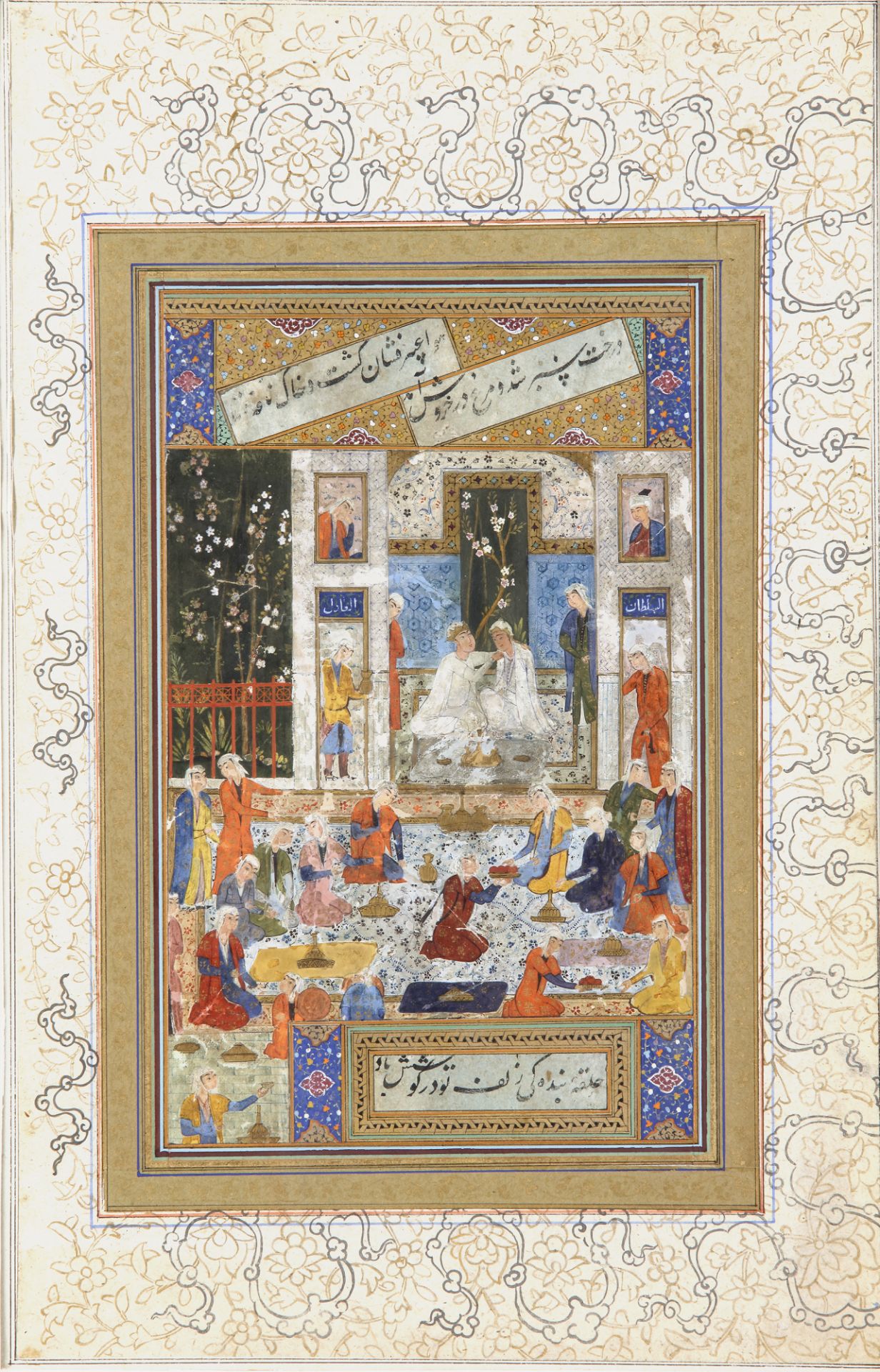 MARRIAGE OF BAHRAM SHAH, BUKHARA, 17TH CENTURY - Bild 4 aus 4