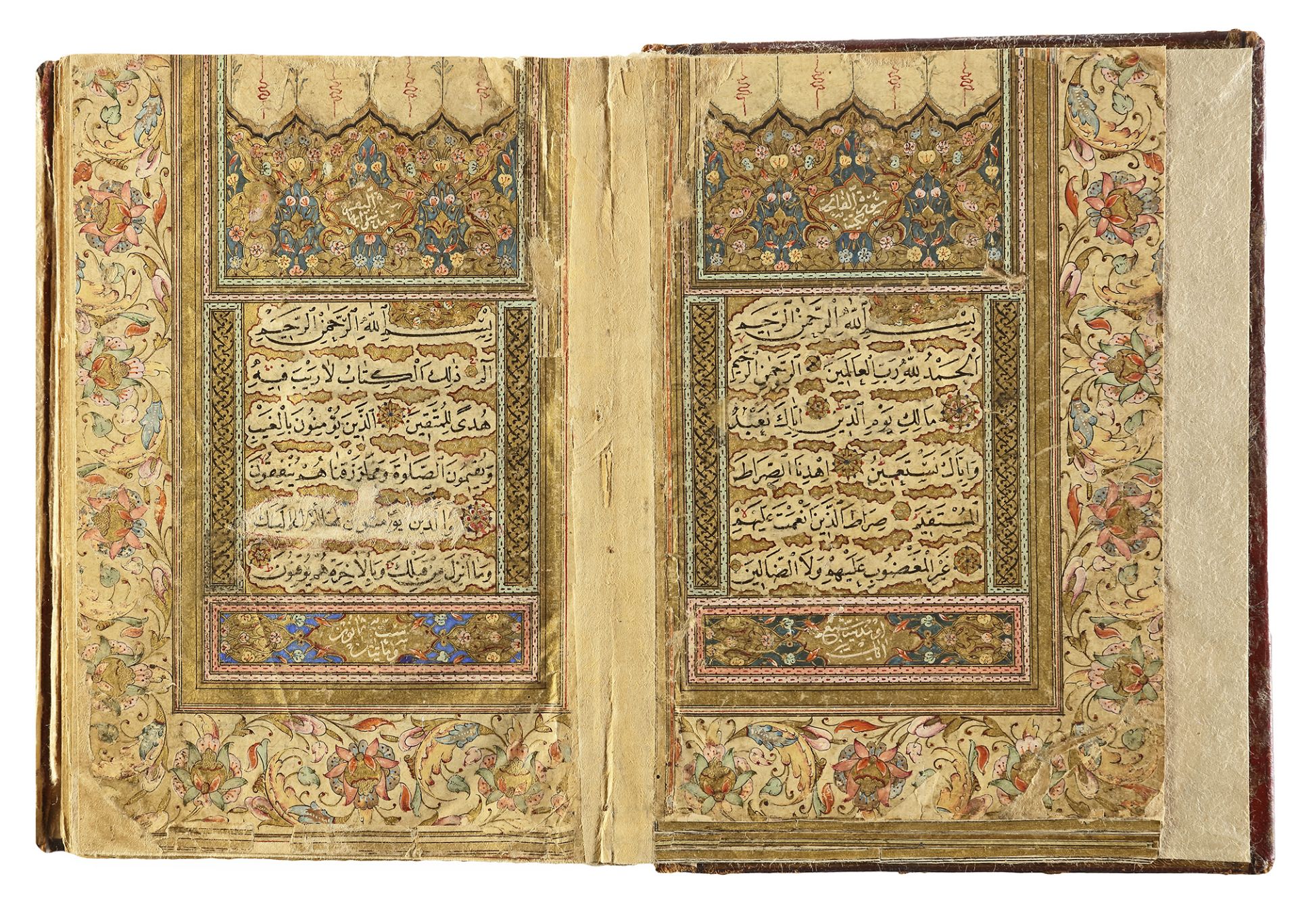 AN OTTOMAN QURAN SIGNED DARWISH IBRAHIM TAHIR BIN MUSTAFA, STUDENT OF MAWLANA MUHAMMAD RASIM, OTTOMA - Image 2 of 9