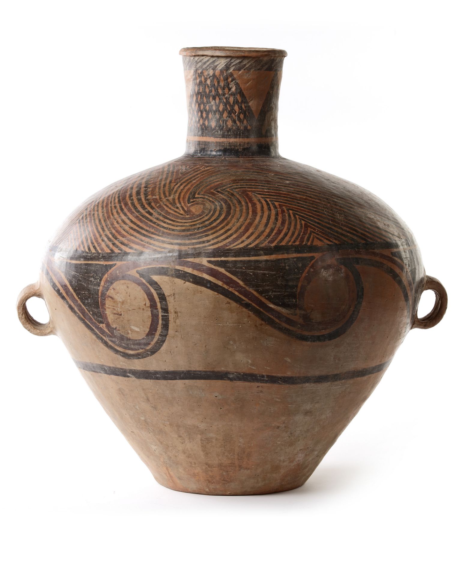A CHINESE NEOLITHIC PAINTED POTTERY JAR, MAJIAYAO CULTURE, MID TO LATE 3RD MILLENIUM BC - Image 4 of 5