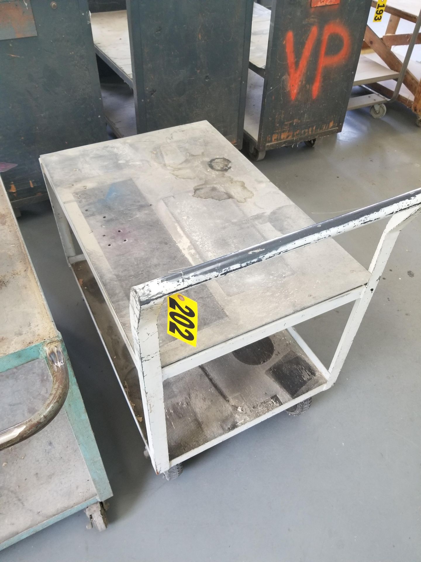 Rolling shop cart