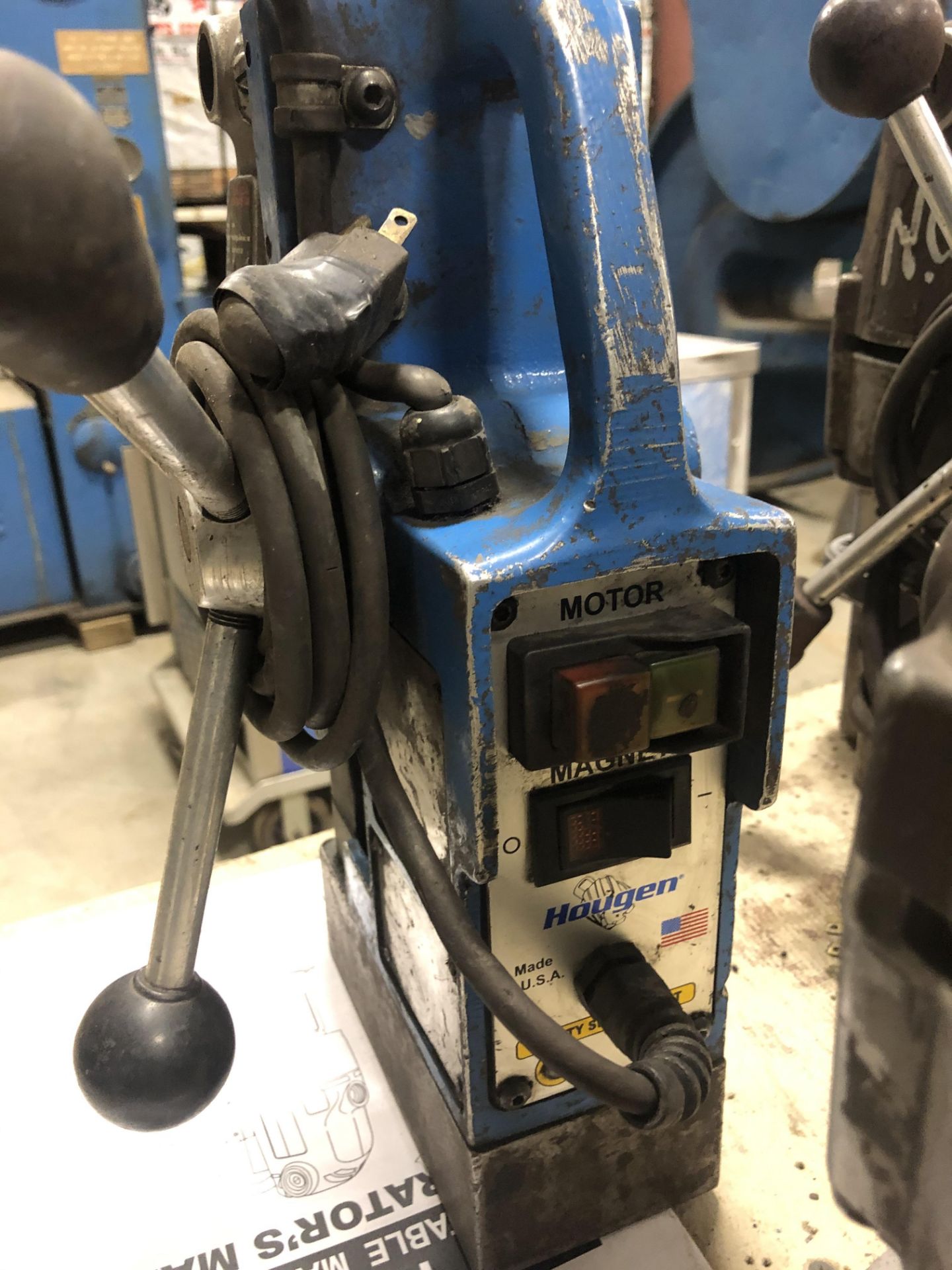 Hougen HMD904 portable magnetic drill press mag drill - Image 2 of 2