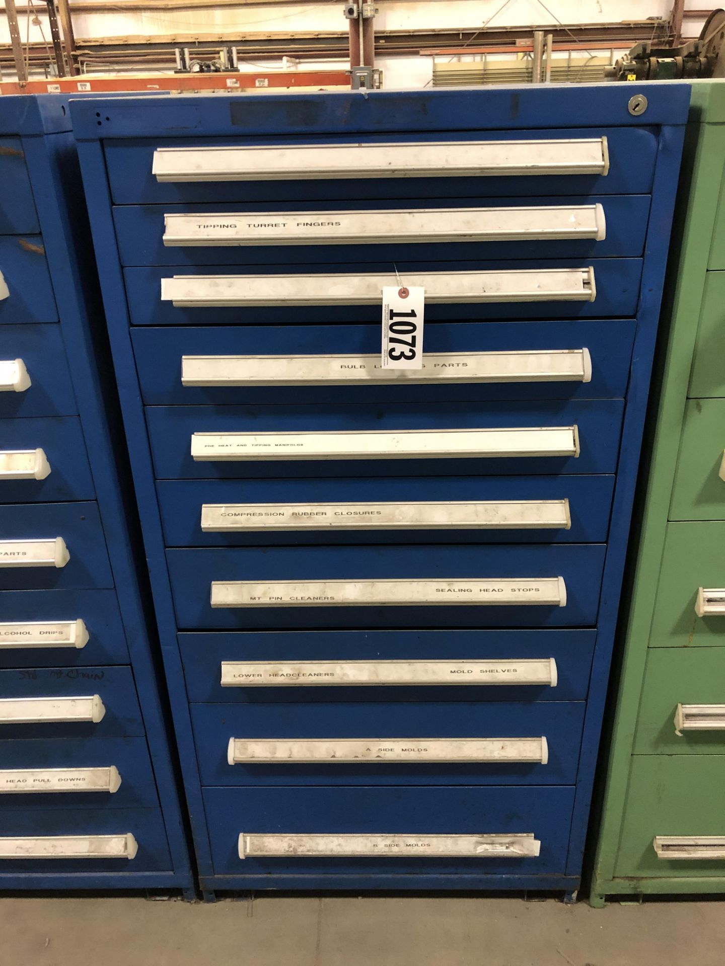 Stanley Vidmar 10 drawer storage cabinet