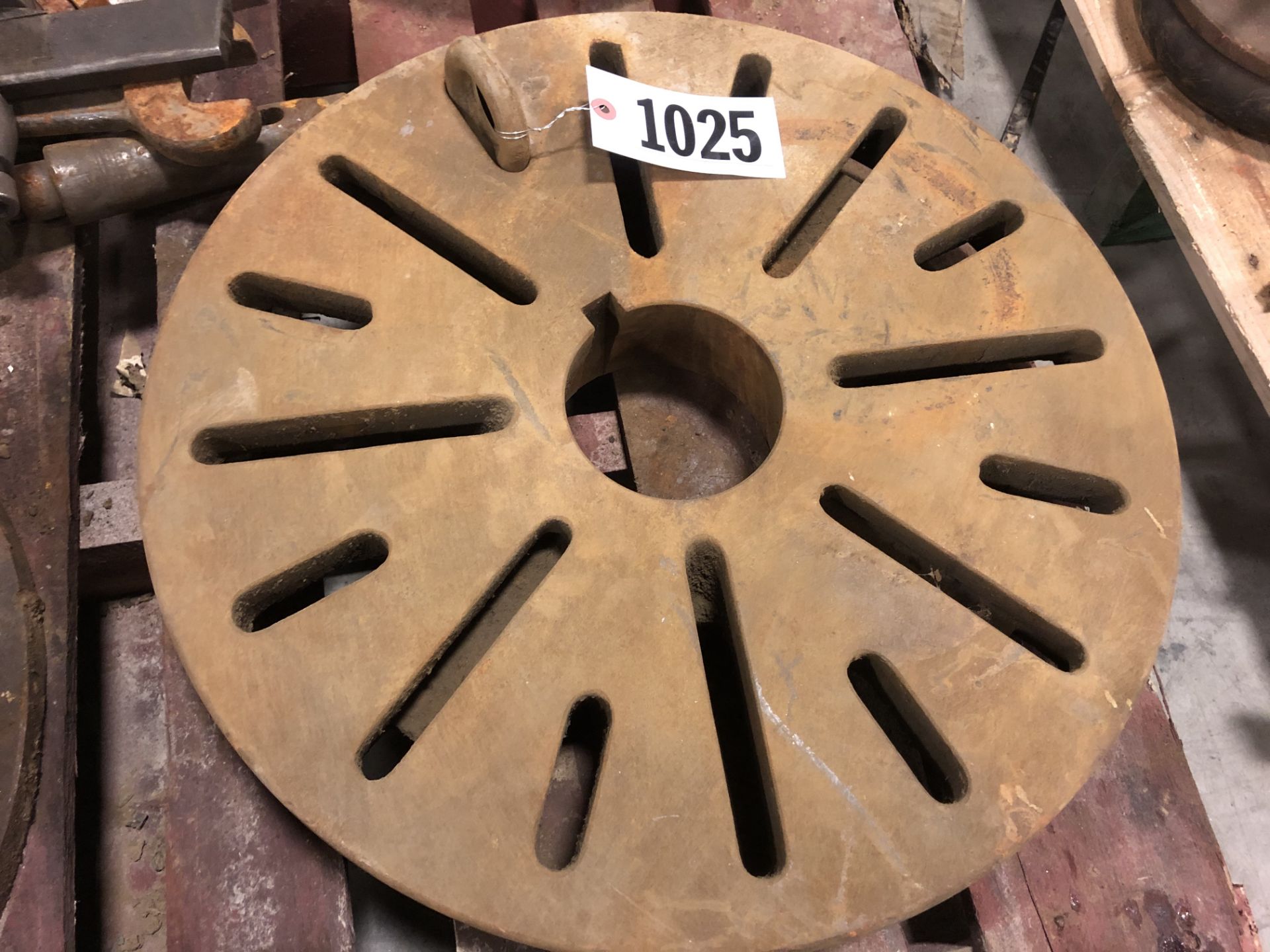 20” lathe tool holding face plate