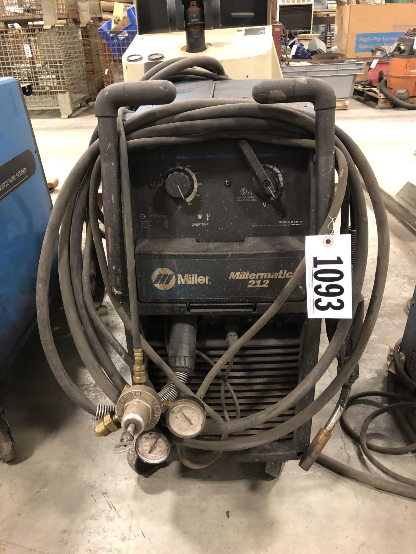 Millermatic 212 160 amp welder, 2008 year model - Image 2 of 2