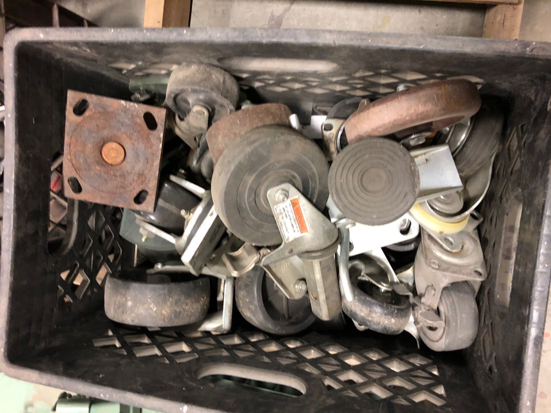 Pallet lot of Casters & barrel pumps - Image 2 of 6