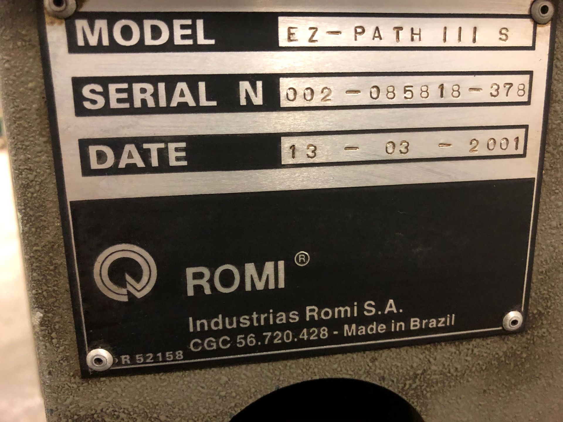 Bridgeport Romi EZ Pathe iii S lathe - Image 3 of 4