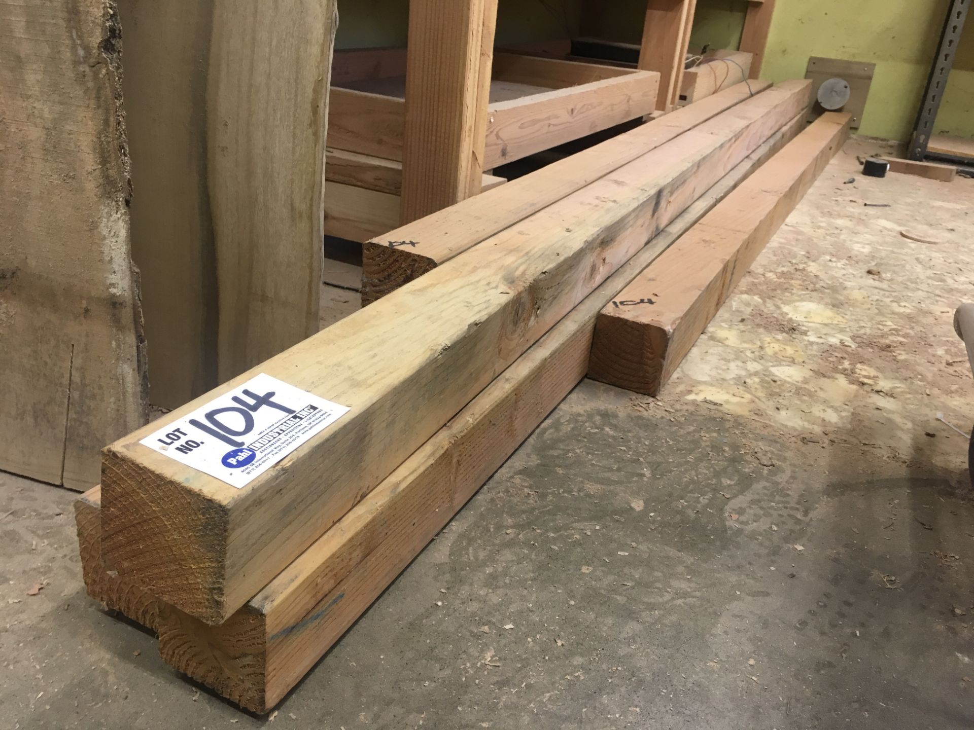 (5) 4" x 4" Structural Boards (3 at 8'L 2 at 10'L)