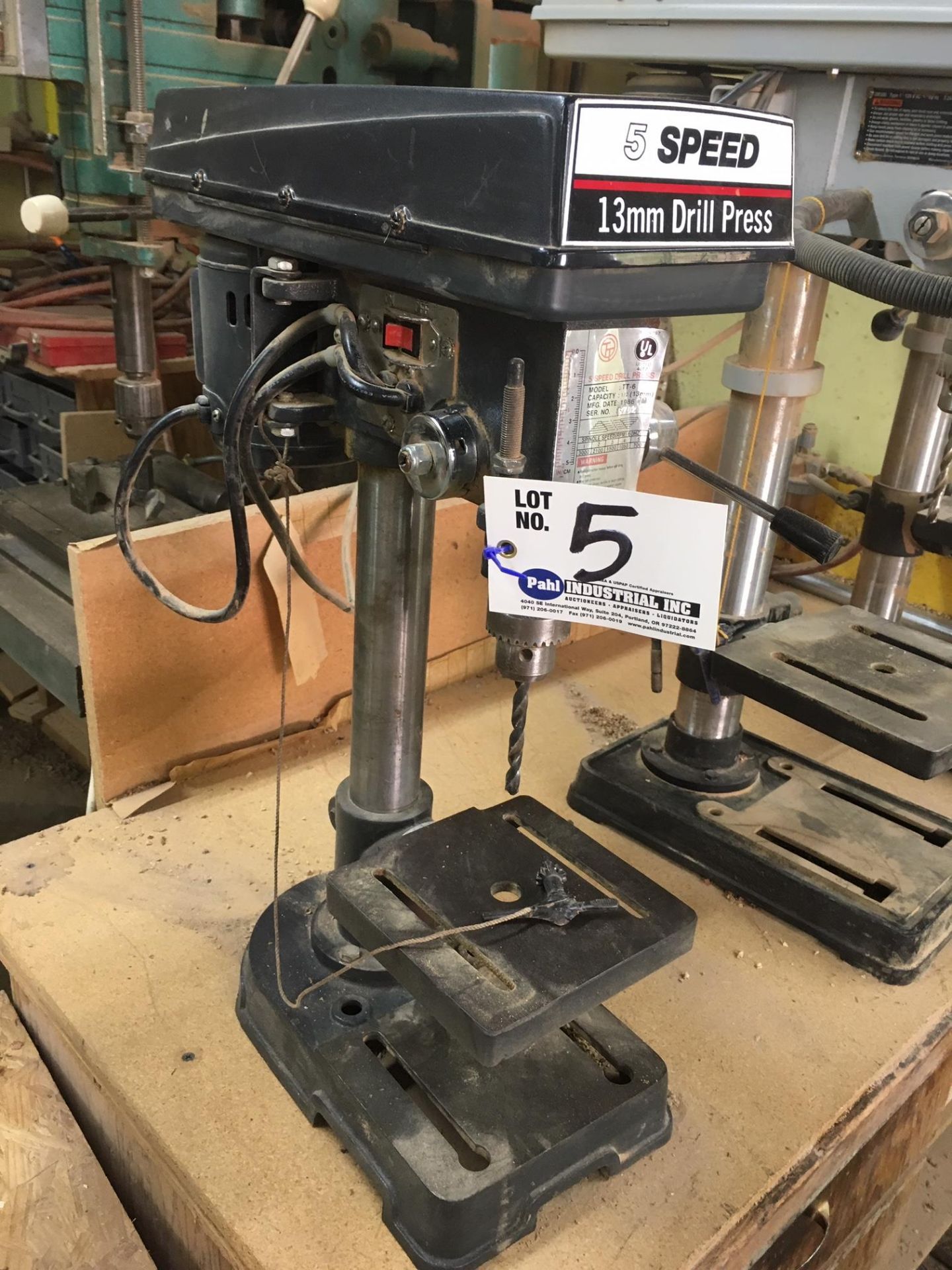 Target TT-6 5-Speed 1/2" Drill Press