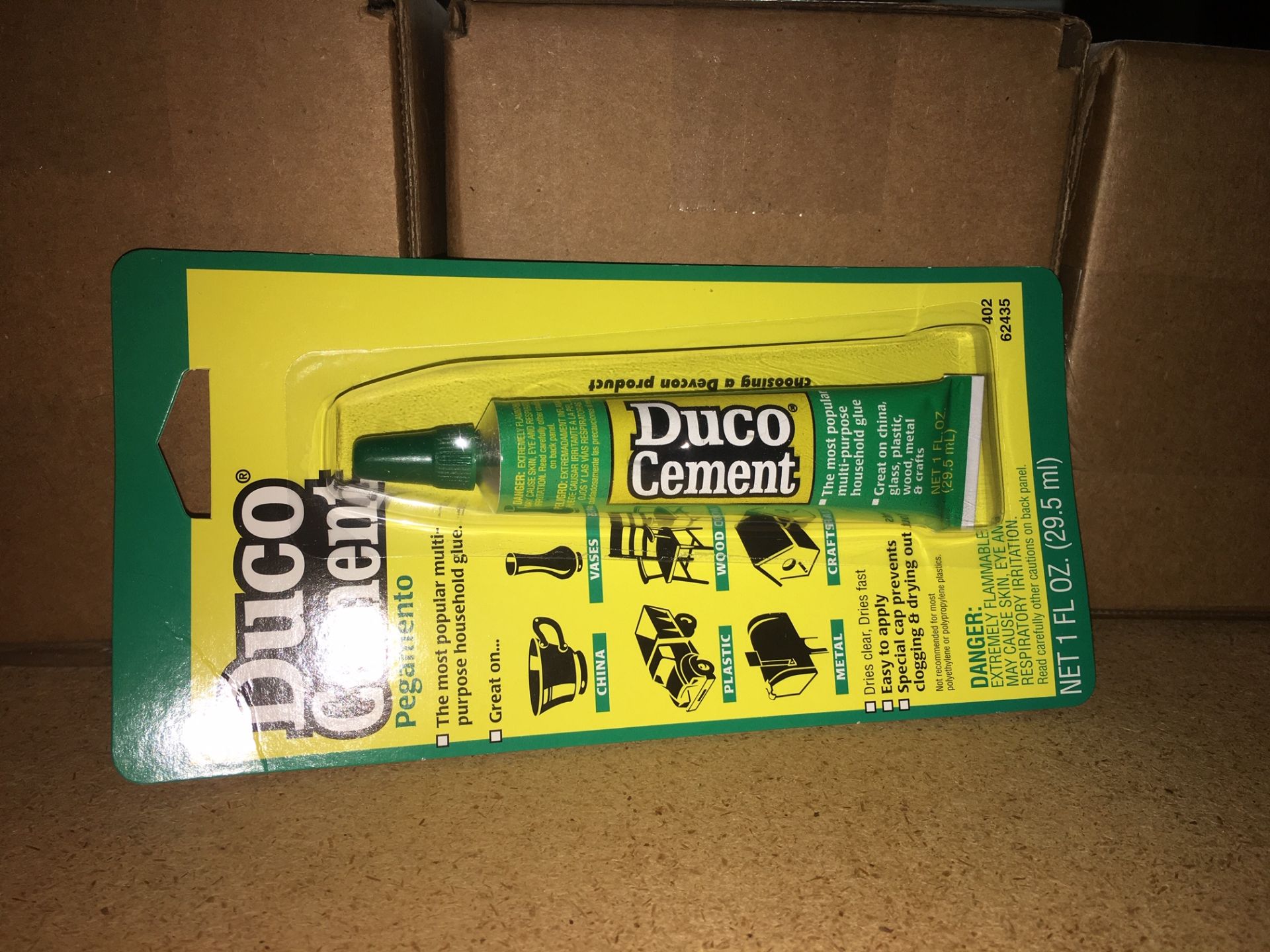 7 Boxes (6 unopened) Duco Cement wood glue - Image 2 of 2