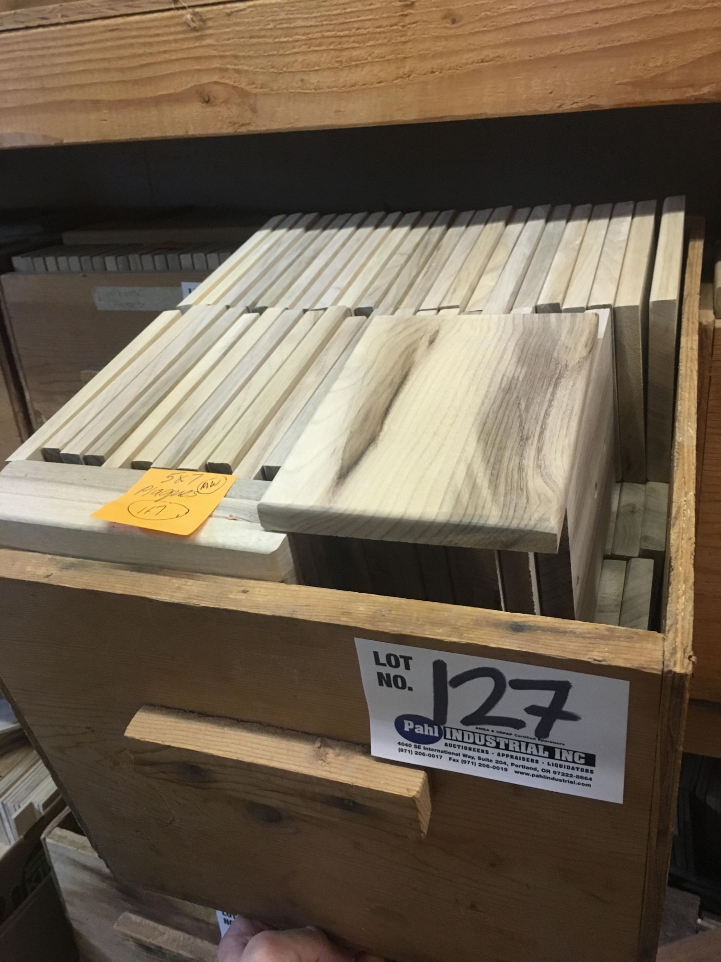 1 Box 5" x 7" x 1/2" Thick Myrtlewood Plaques