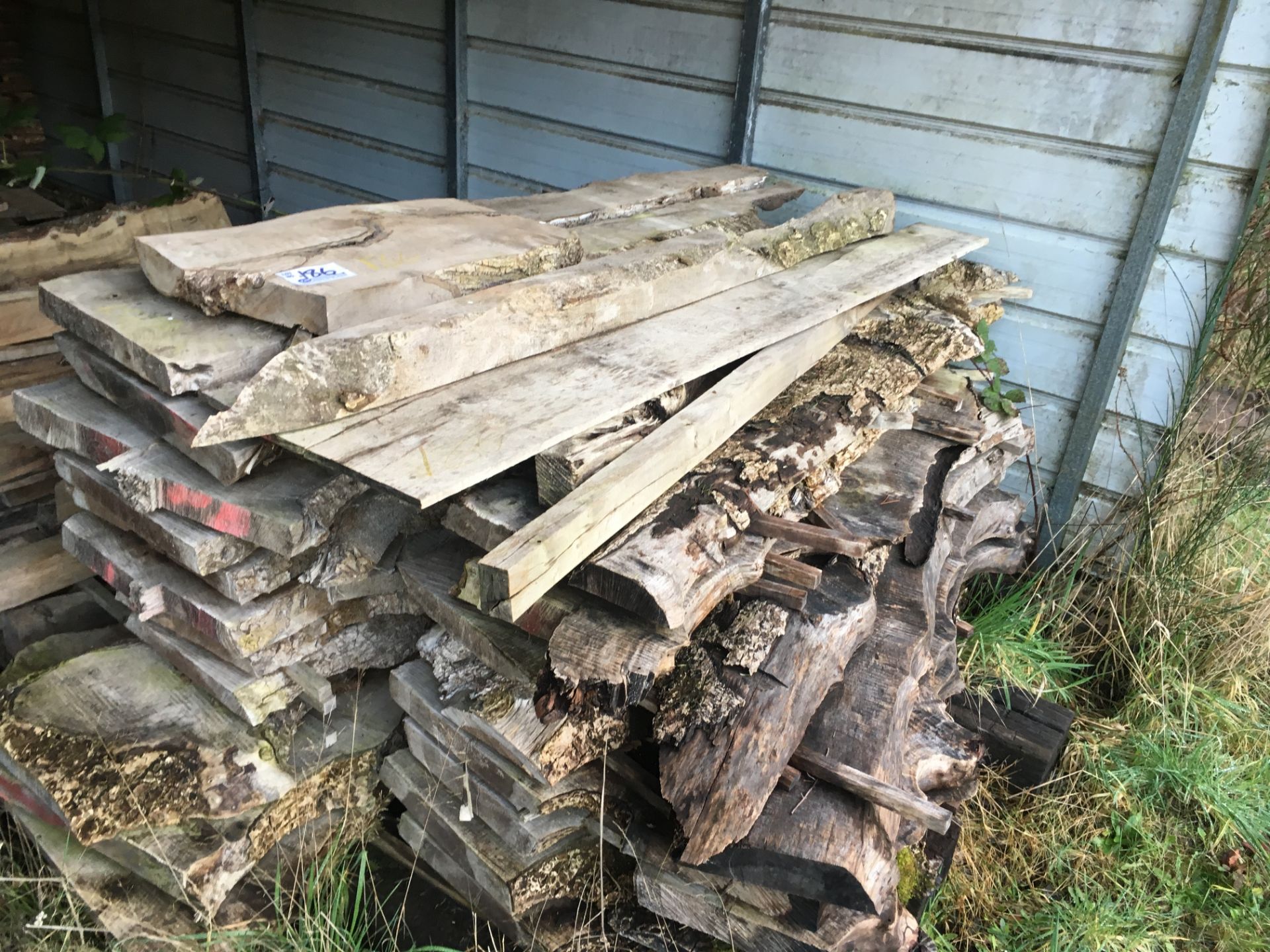 Approximately 22 Myrtlewood Slabs Assorted Thickness and Lengths