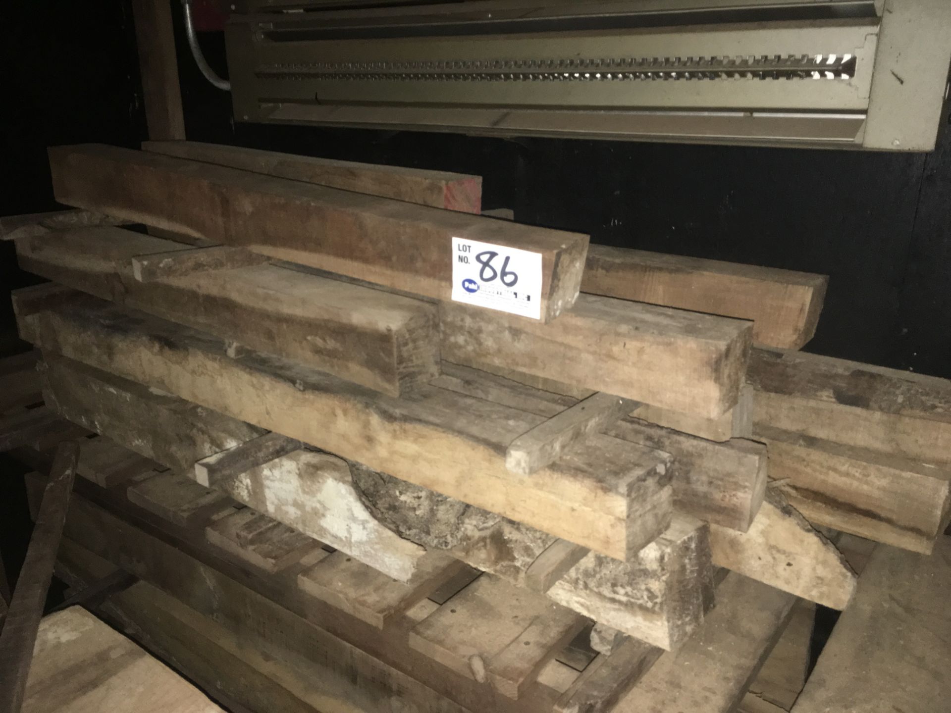 12 3.5" x 3.5" x 2-4' Long kiln Dried Myrtlewood boards - approximately 37 bd ft