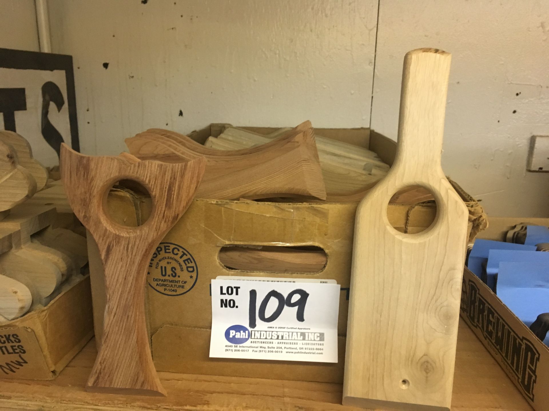 Box of Redwood Wine Bottle Holders