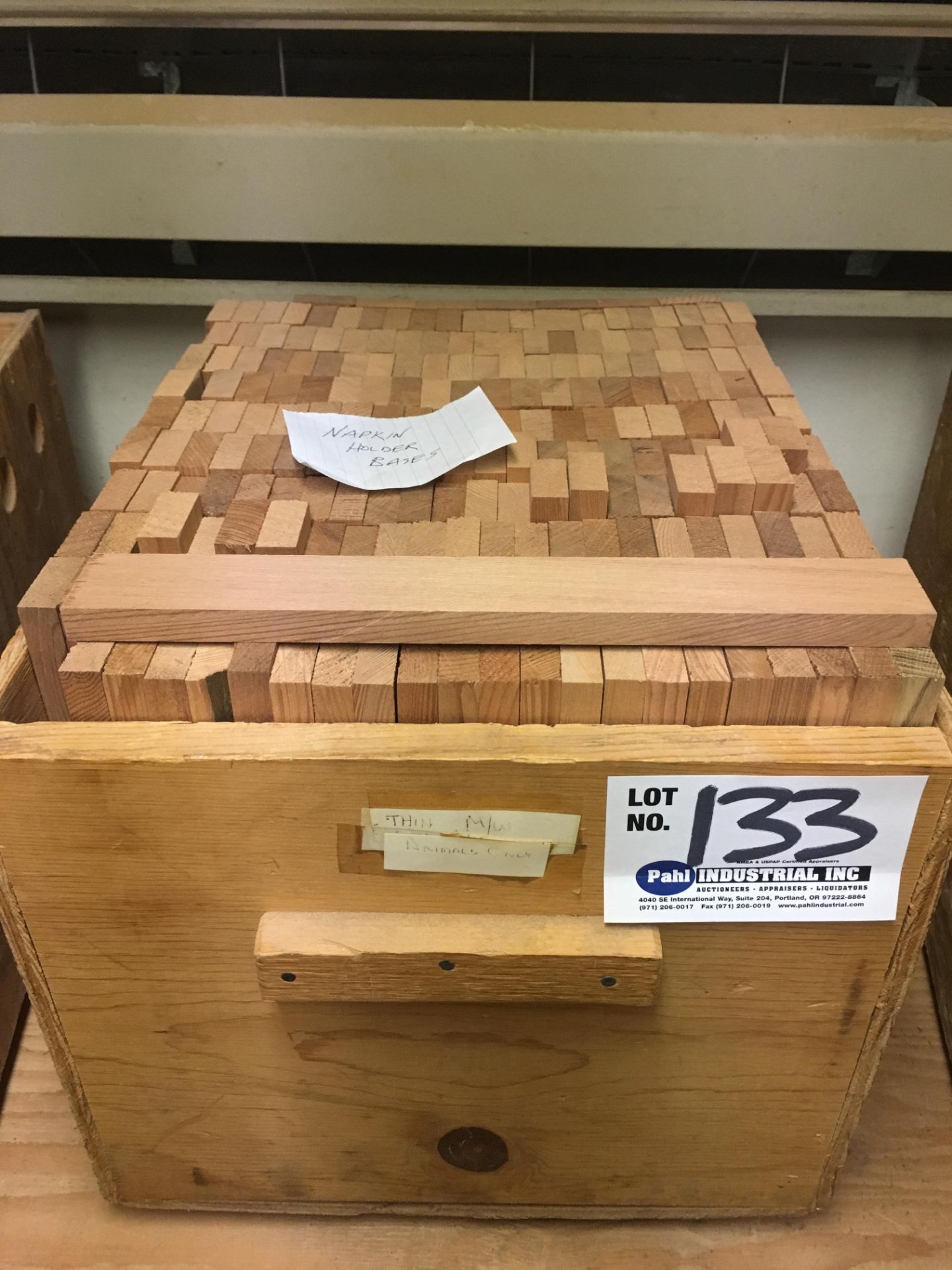 1 Box 12" x 1.5" x 1/2" Thick Redwood Blocks