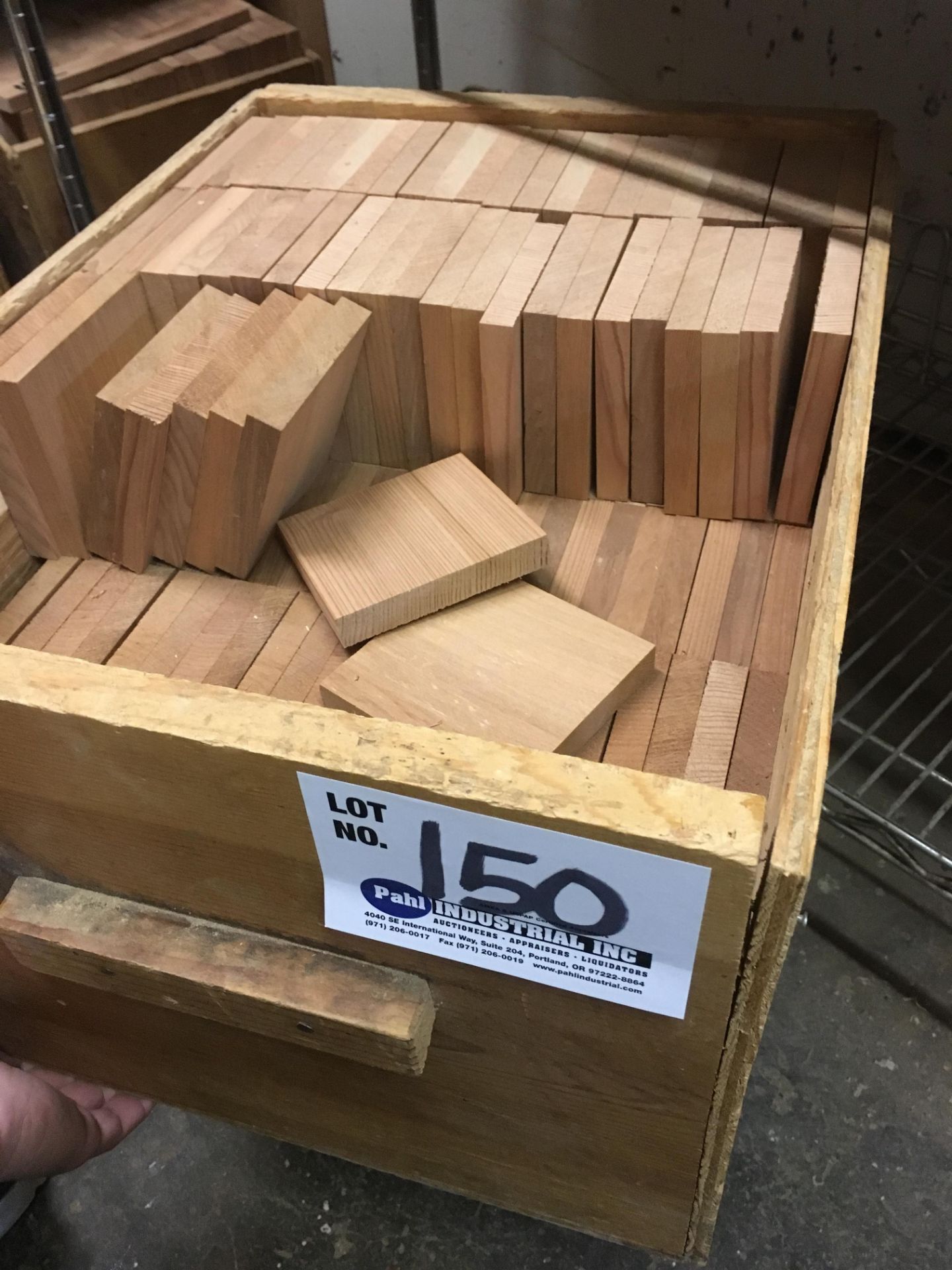 1 Box 3 5/8" x 3 5/8" x 1/2" Thick Redwood Blocks