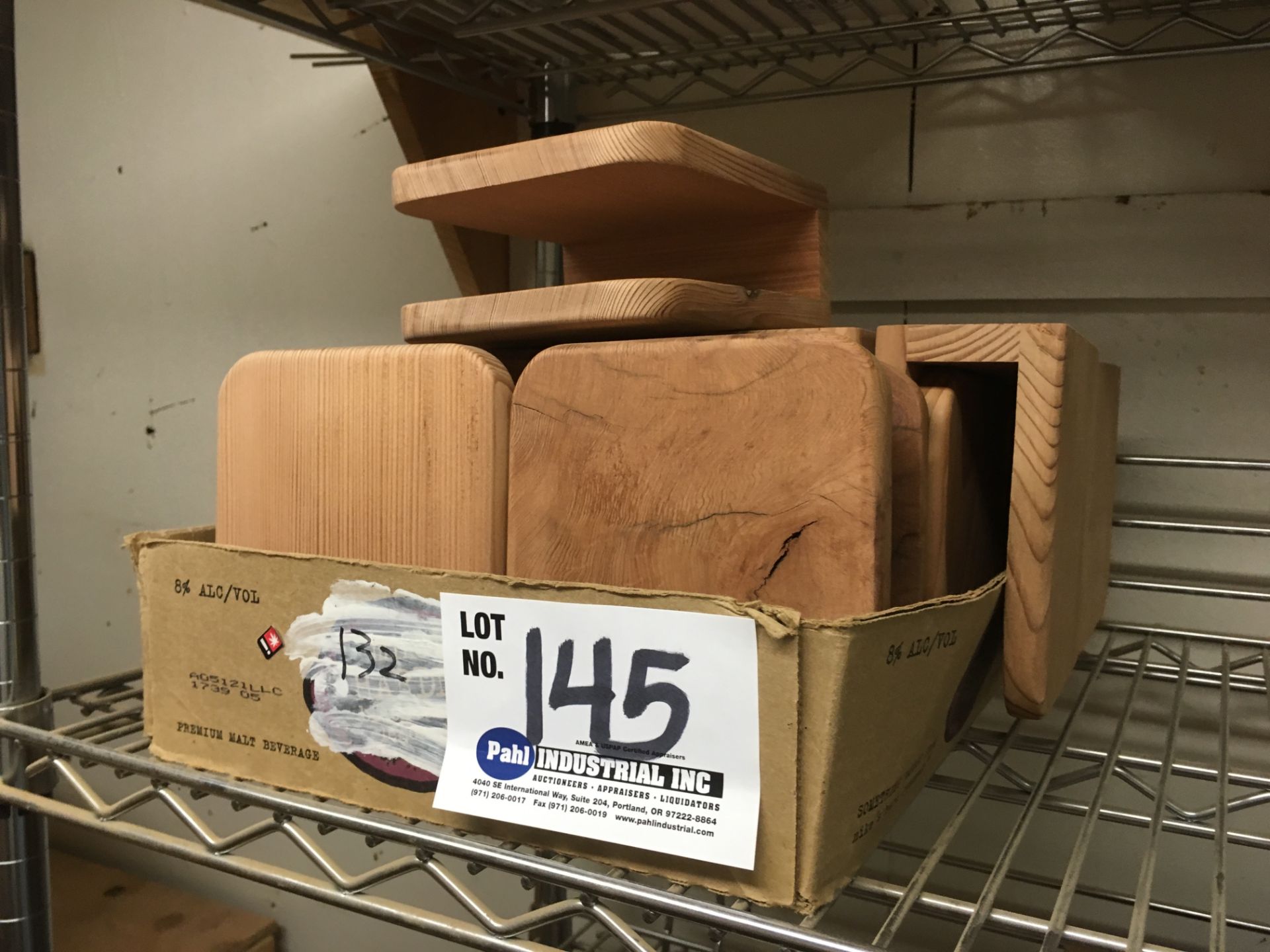 1 Box Redwood Napkin Holders