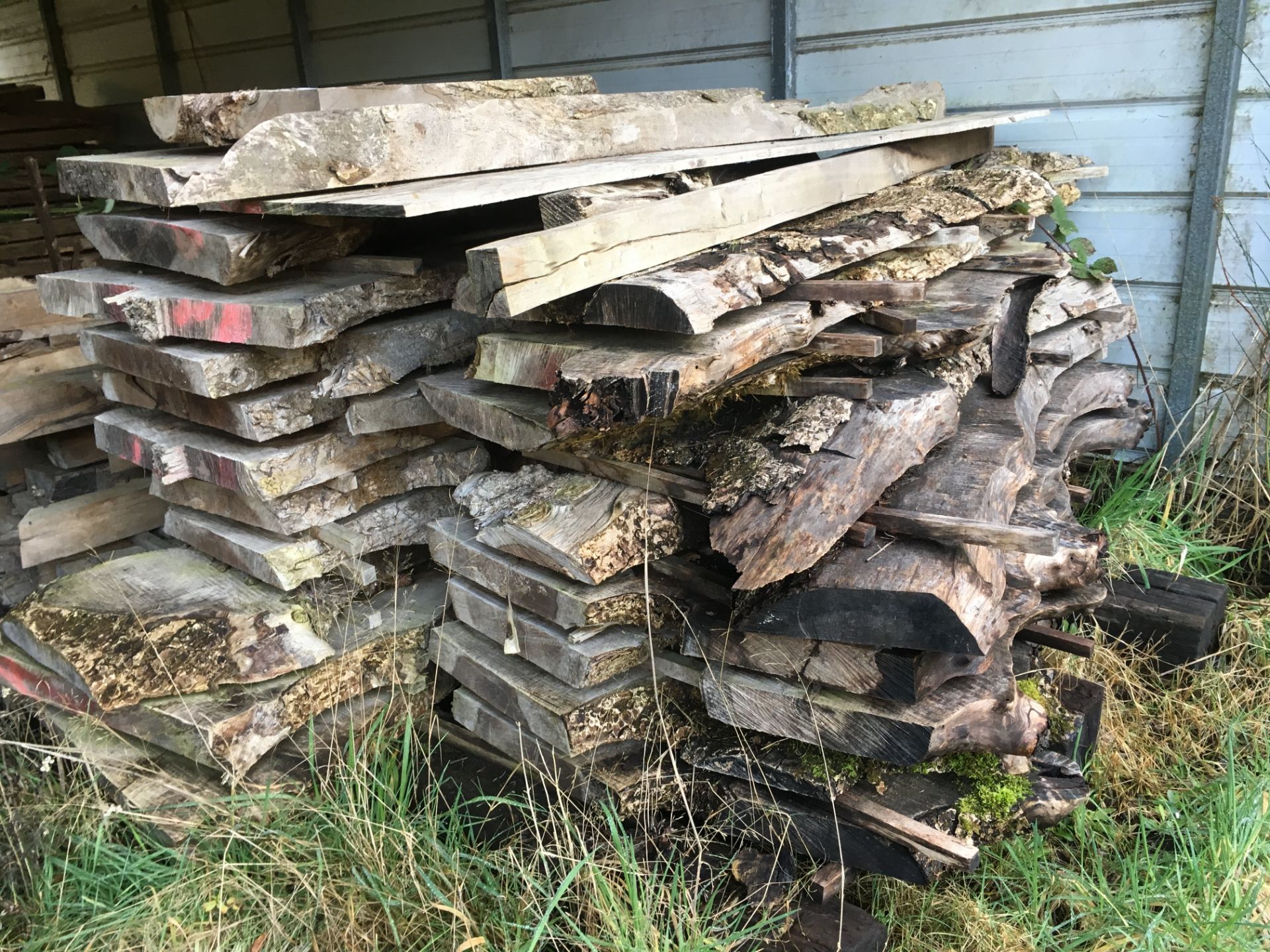 Approximately 22 Myrtlewood Slabs Assorted Thickness and Lengths - Image 2 of 2