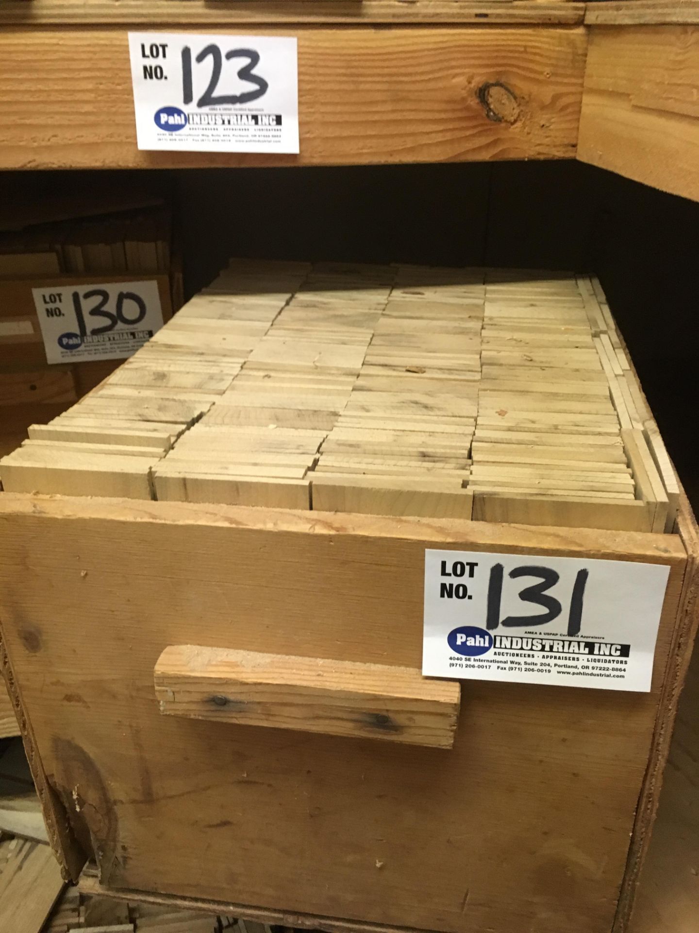 1 Box of 12" x 3" x .200" Thick Myrtlewood stock