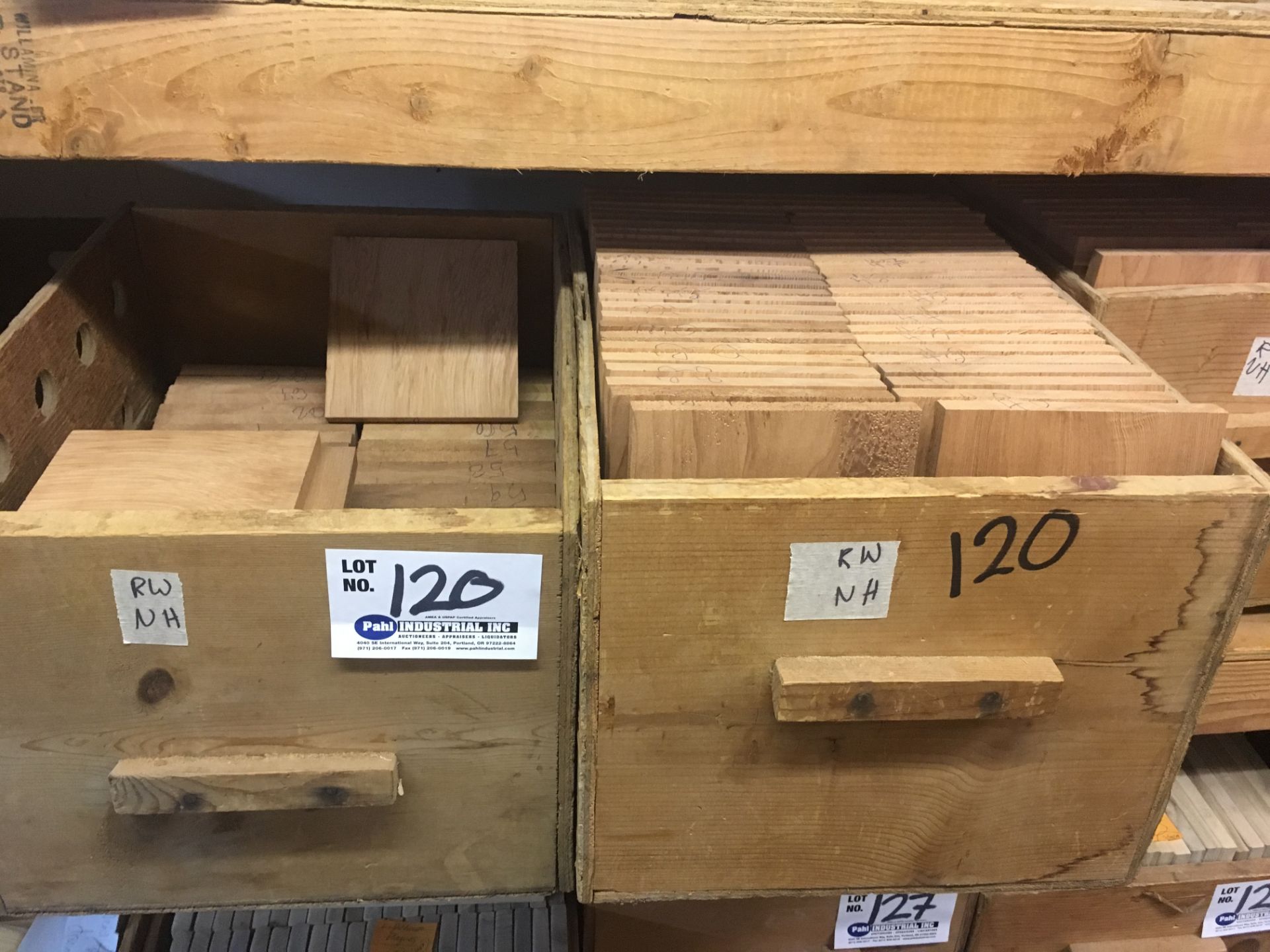 2 Boxes of 6" x 6" x 1/2" Thick Redwood stock