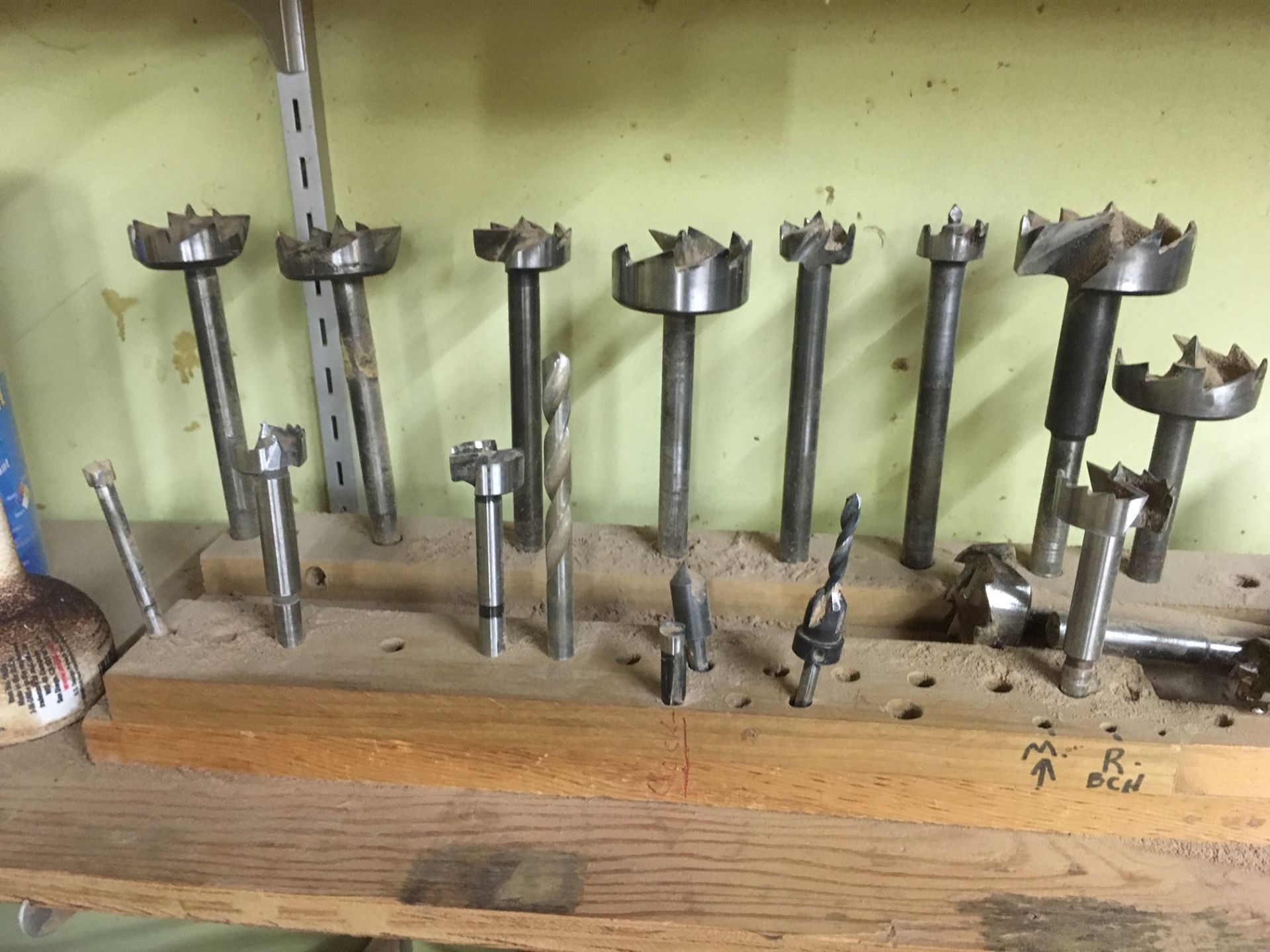 Assorted Drill Bits, Forstner bits etc. on table - Image 3 of 4