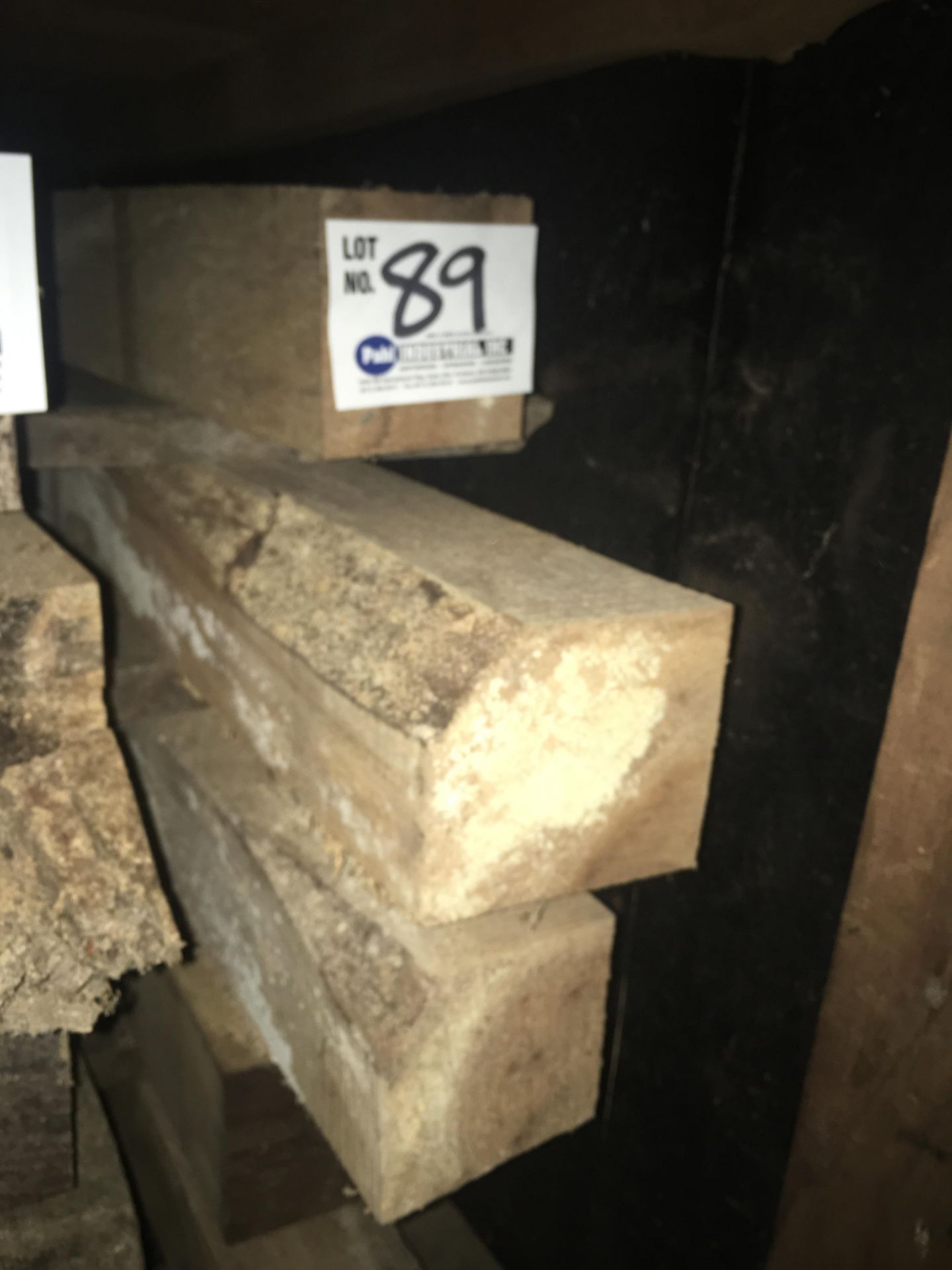 5 Kiln Dried Myrtlewood boards 4" x 4" x 4.5' Long - approximately 30 bd ft