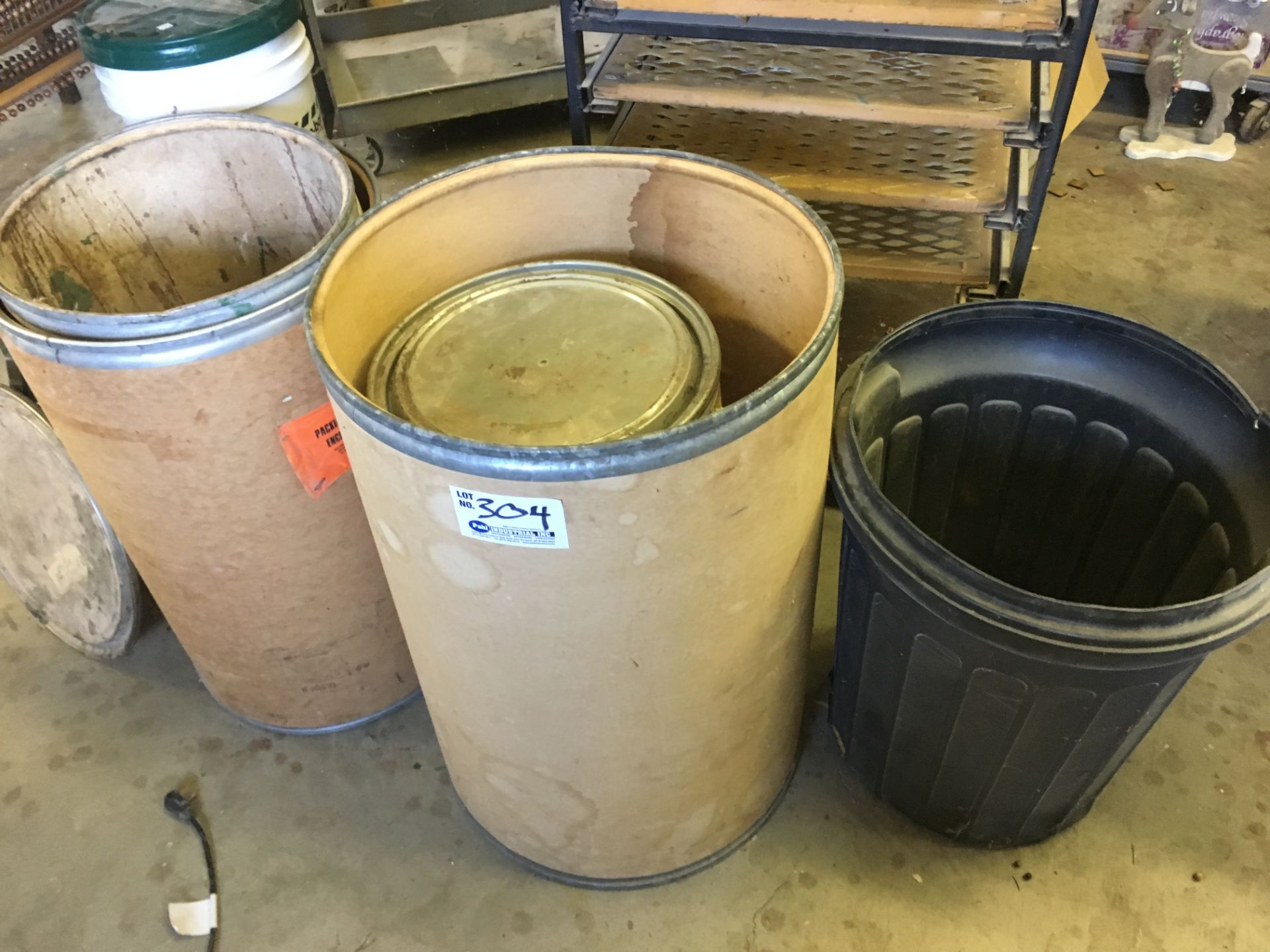 Approximately 6 empty Barrels, 6 buckets