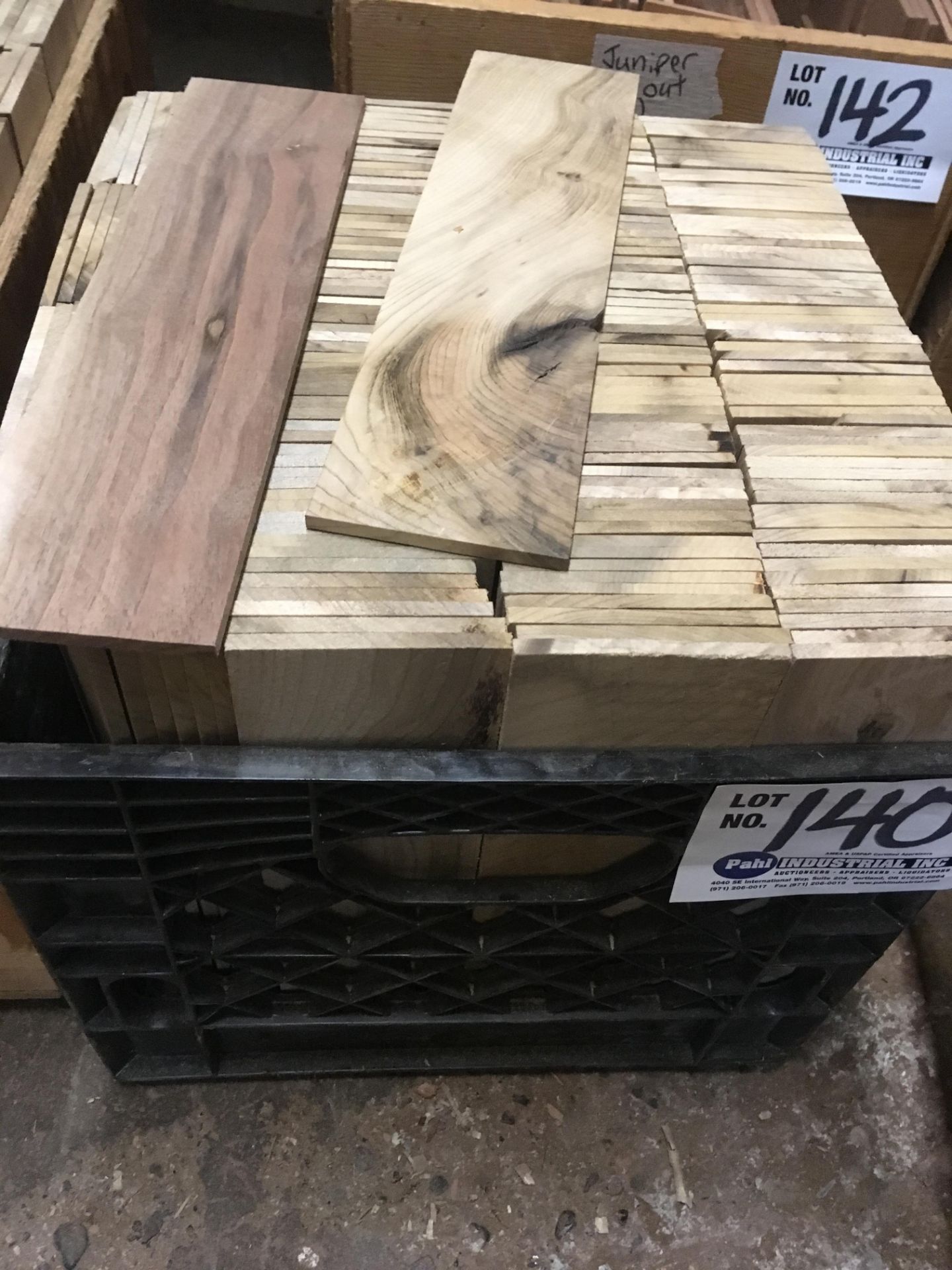 3 Boxes 12" x 3" x .200" Myrtlewood stock - Image 2 of 2