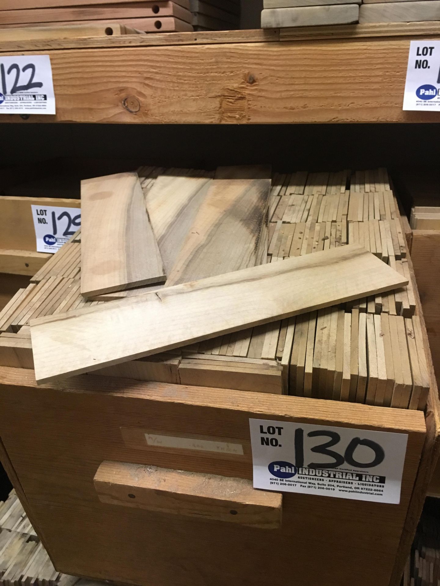 1 Box of 12" x 3" x .200" Thick Myrtlewood stock
