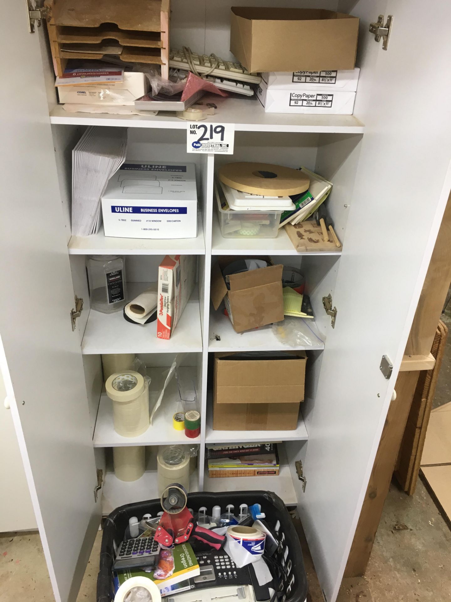 Assorted Office Supplies in production shop