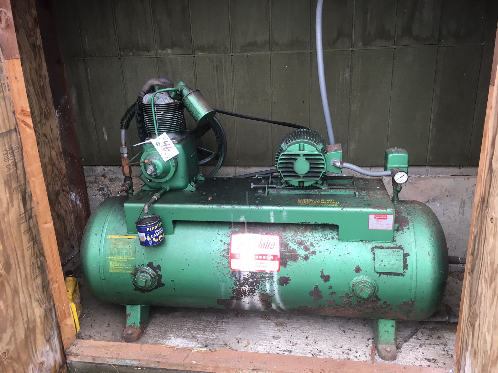 Speed Aire 5HP Compressor on tank