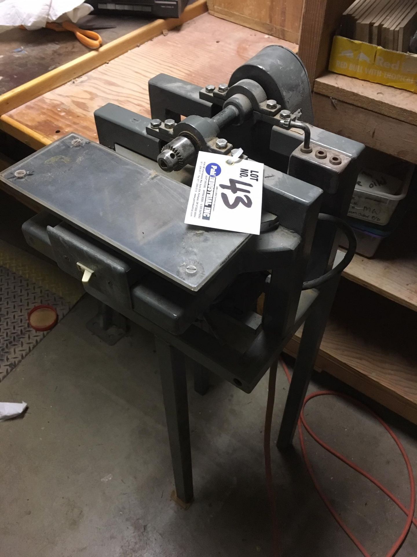 Horizontal Drill p/w Dayton 1/4HP motor