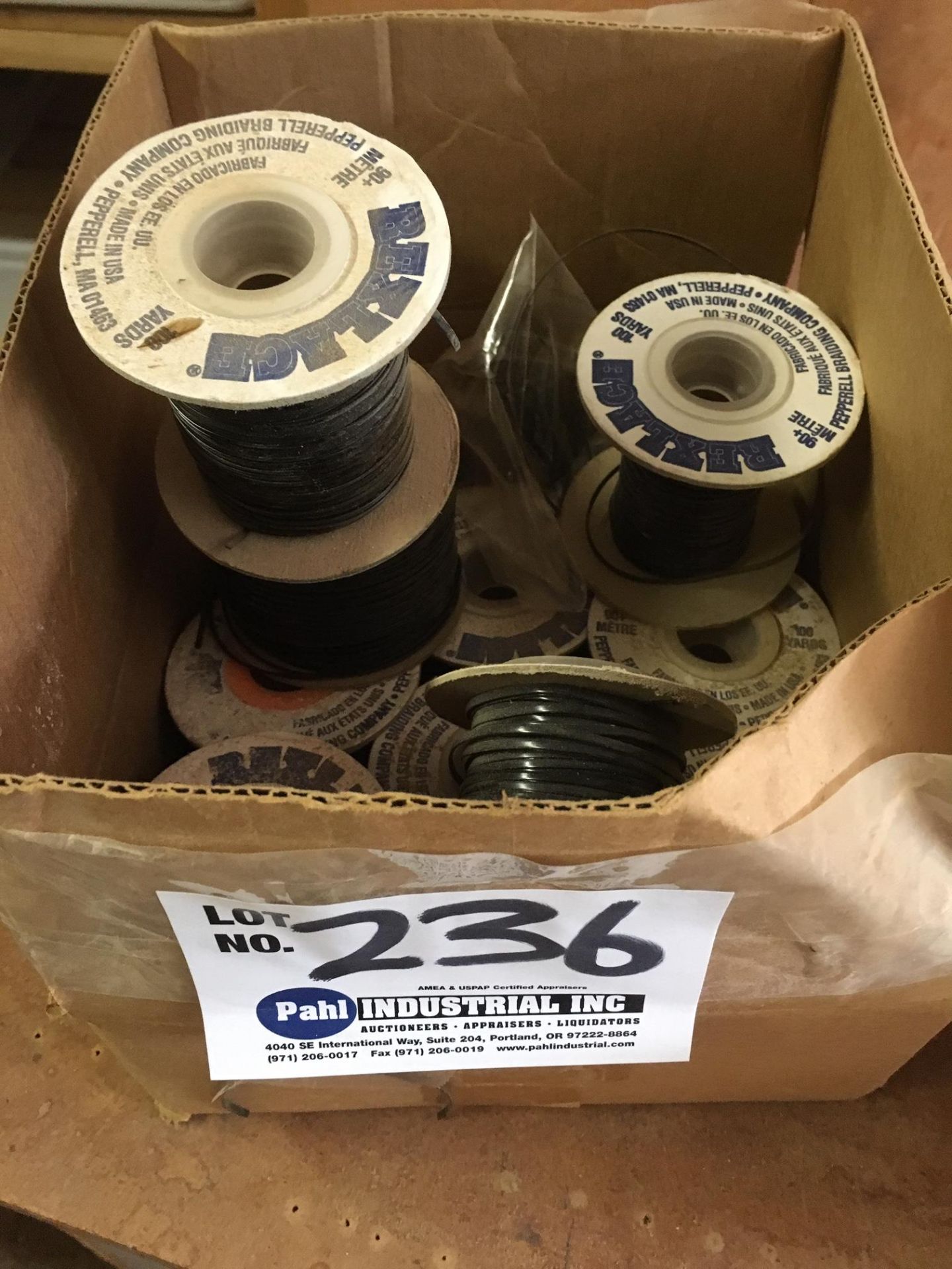 Box of EZ Gimper cord rolls