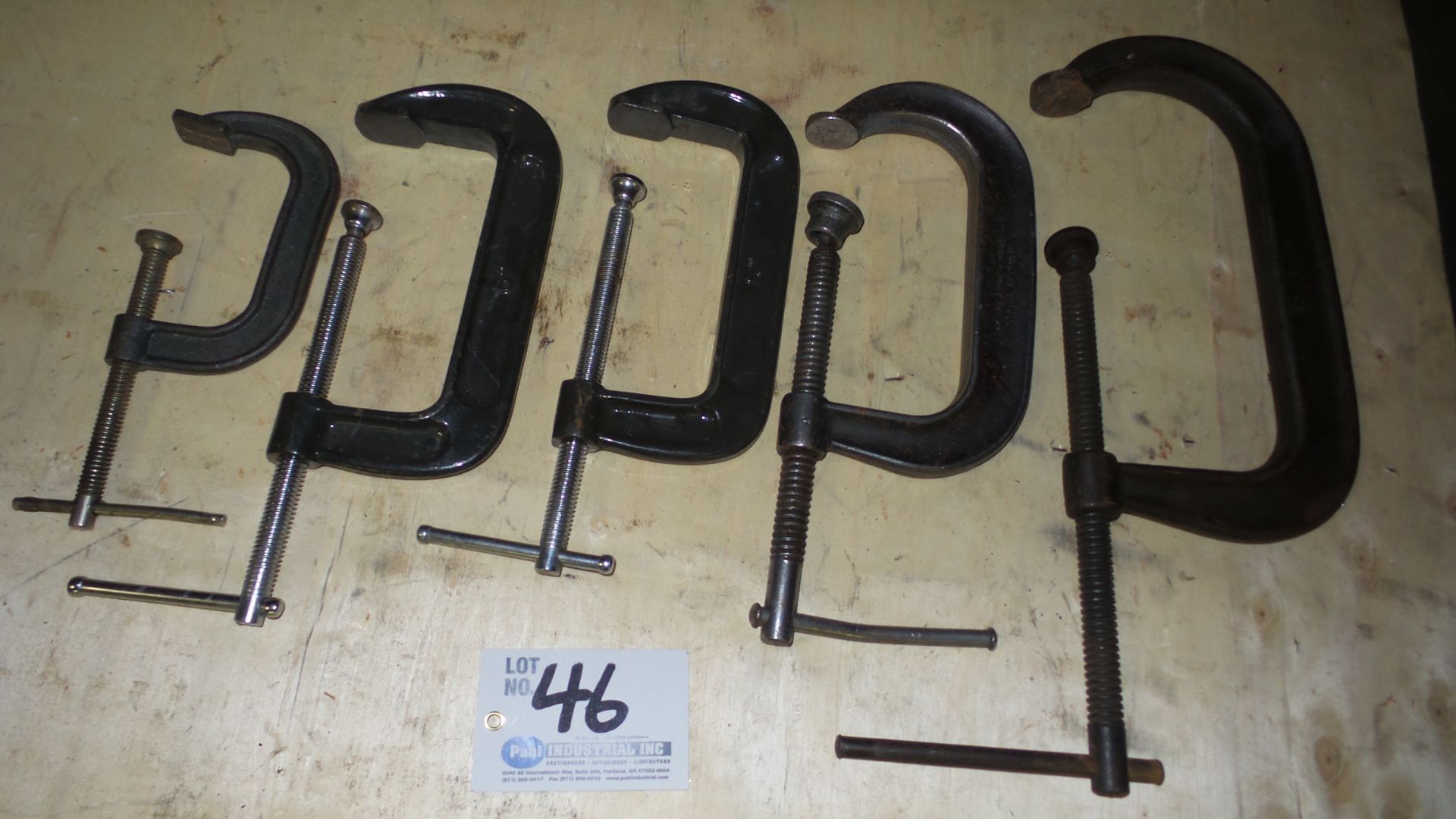 Assorted C-Clamps 4"" - 9""