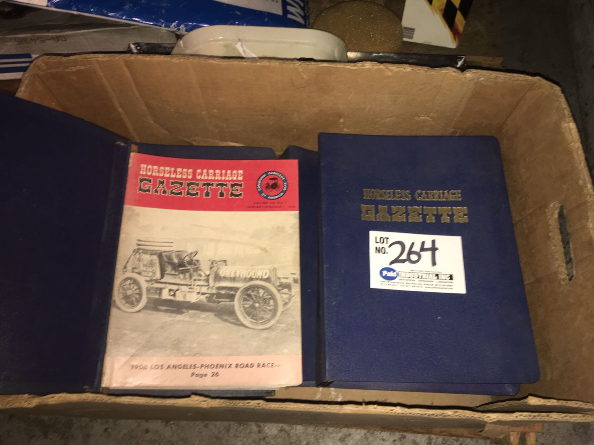 6 Binders full of 1950s-60s ""Horseless Carriage Gazzete"" Magazines