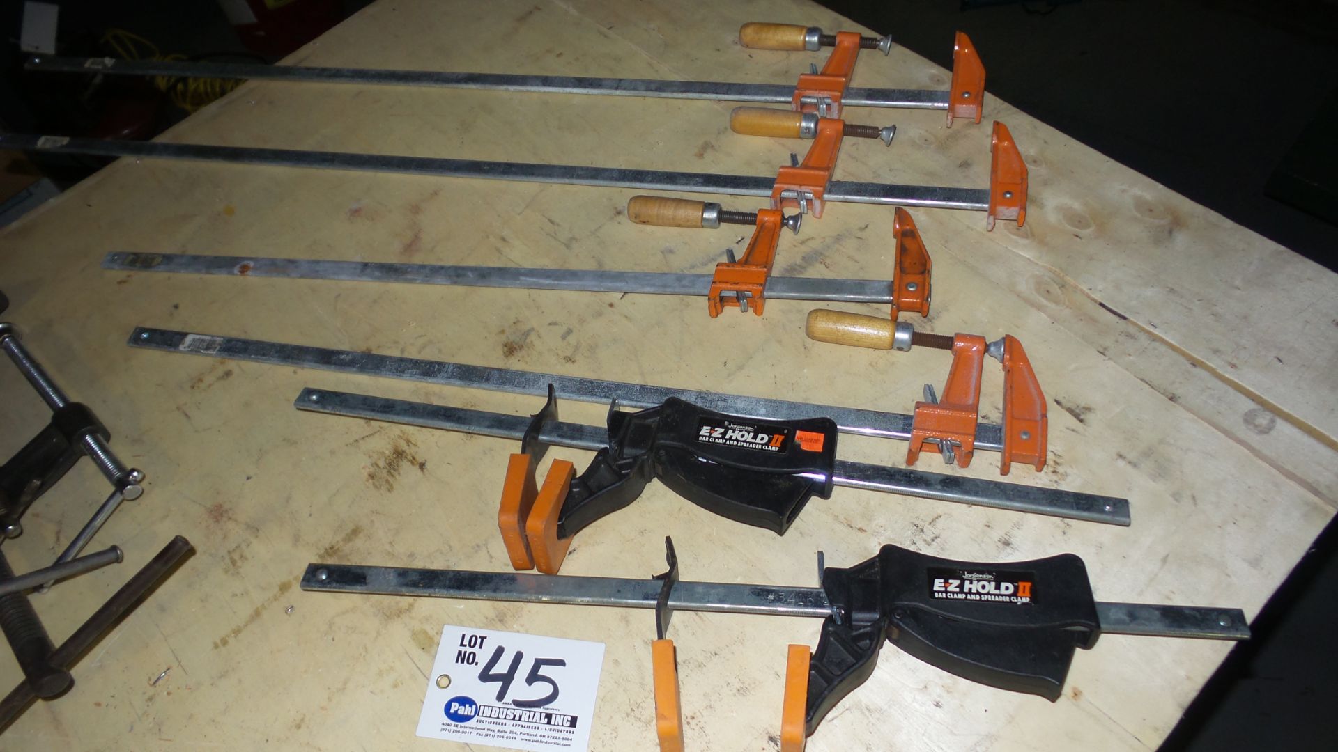 3 sets Jergensen Bar Clamps 2', 3', and 18"