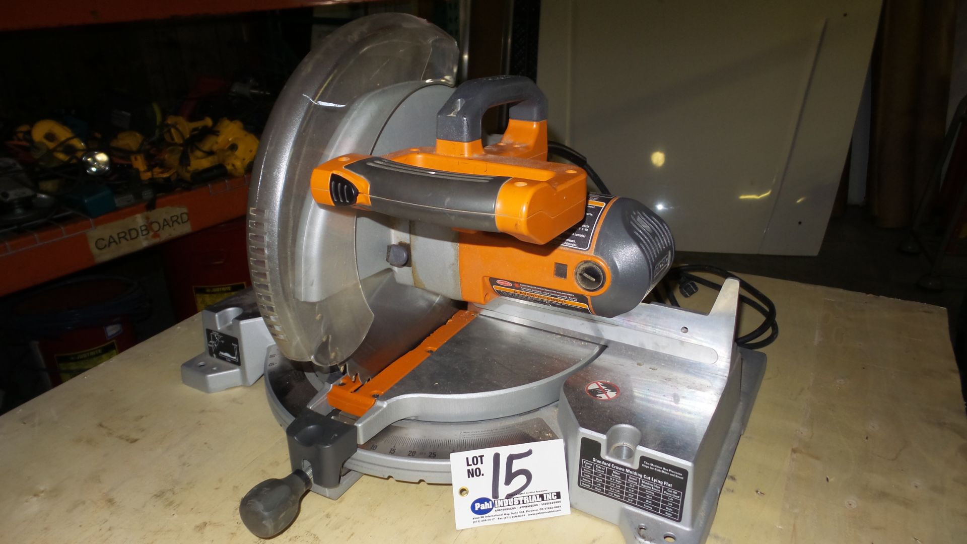 Ridgid 12"" Miter/Bevel Saw