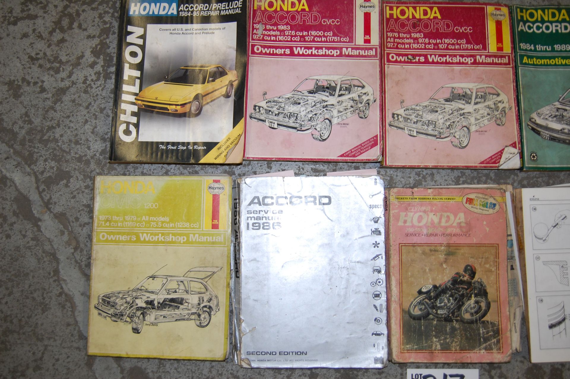 Assorted Honda Service Manuals - Image 2 of 3