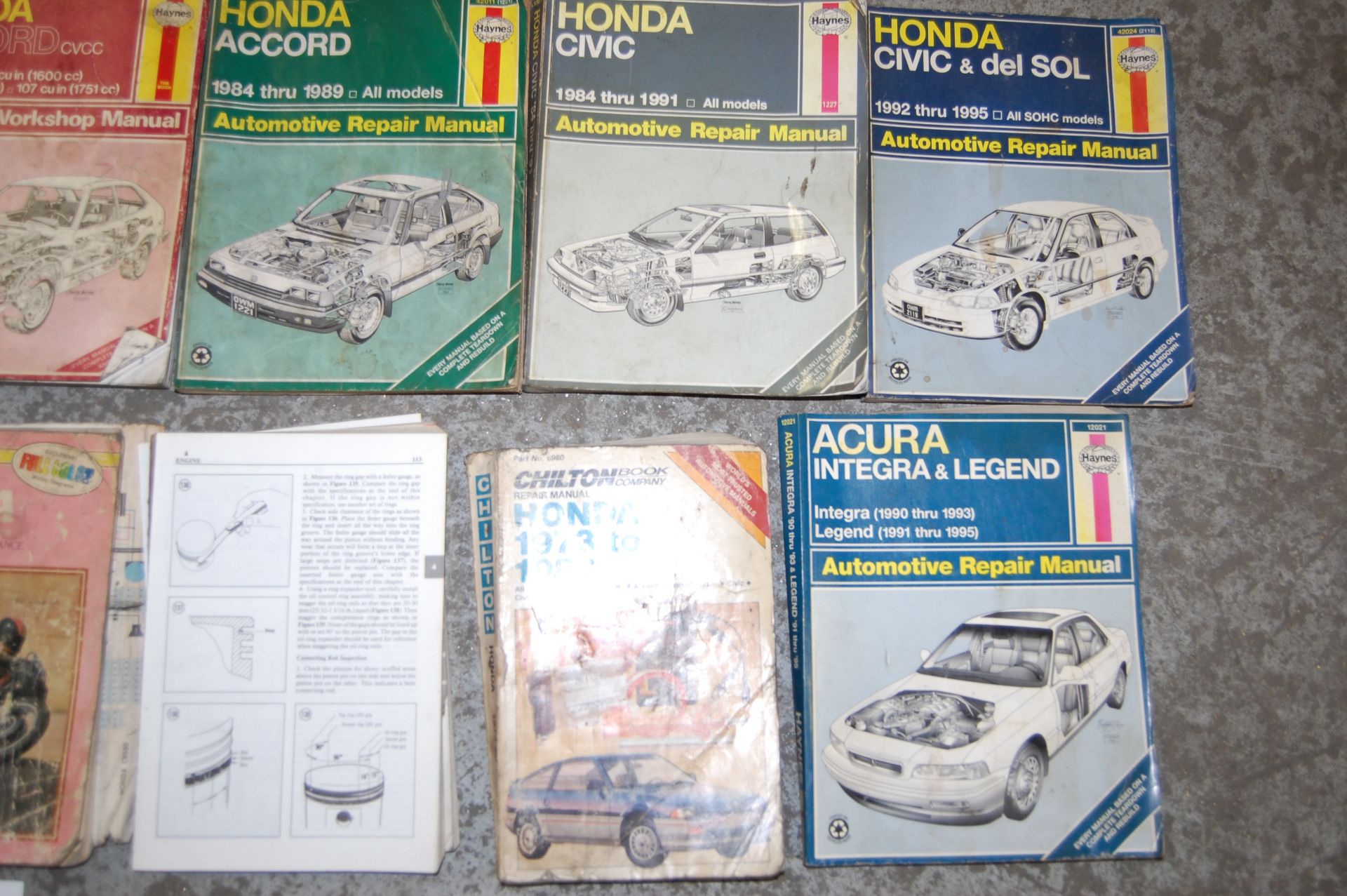 Assorted Honda Service Manuals - Image 3 of 3