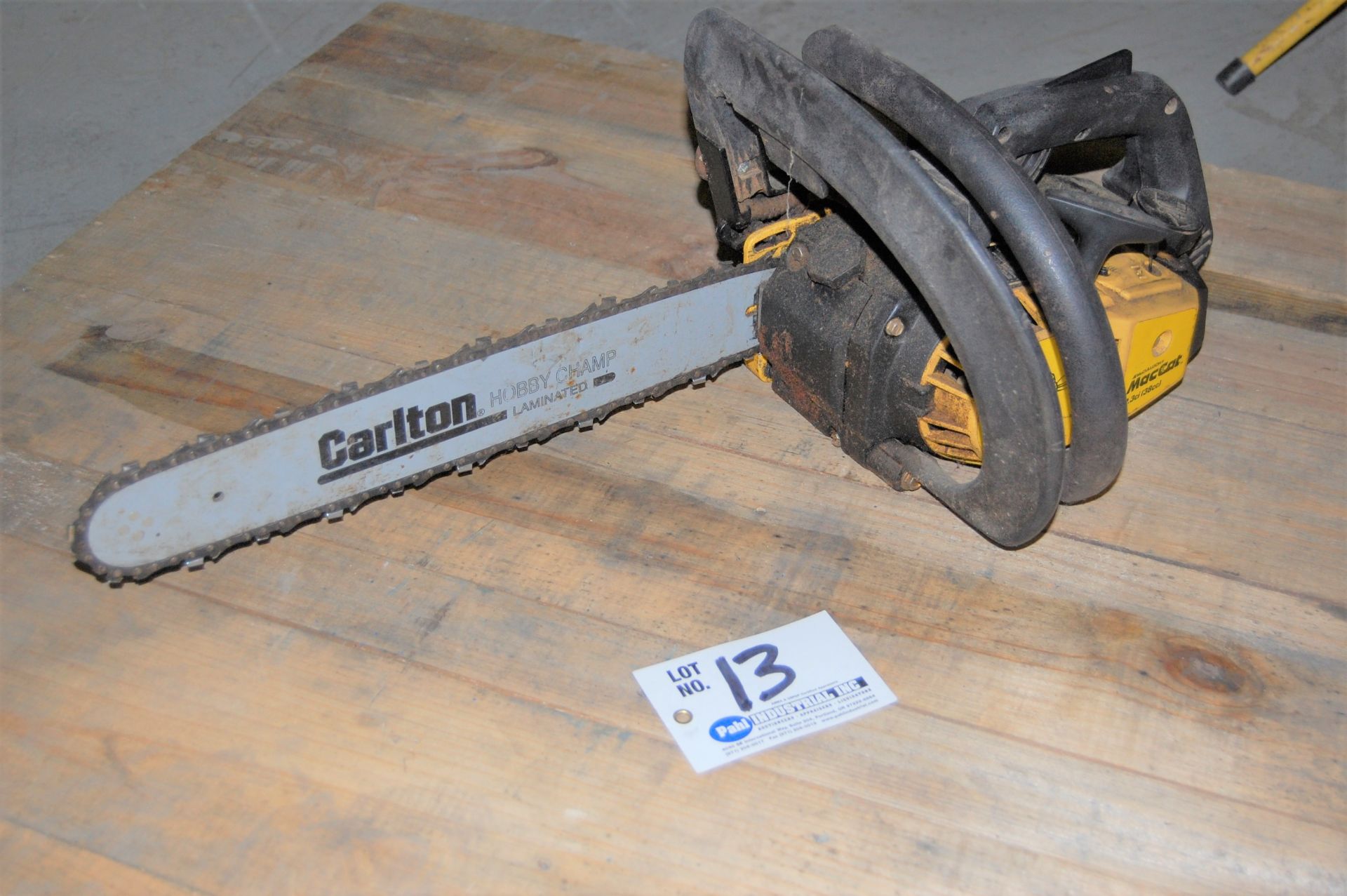 McCulloch MacCat Chain Saw 16" Chain, 2.3ci Motor, Carlton Hobby Champ Roller Tip Chain Bar - Image 2 of 2