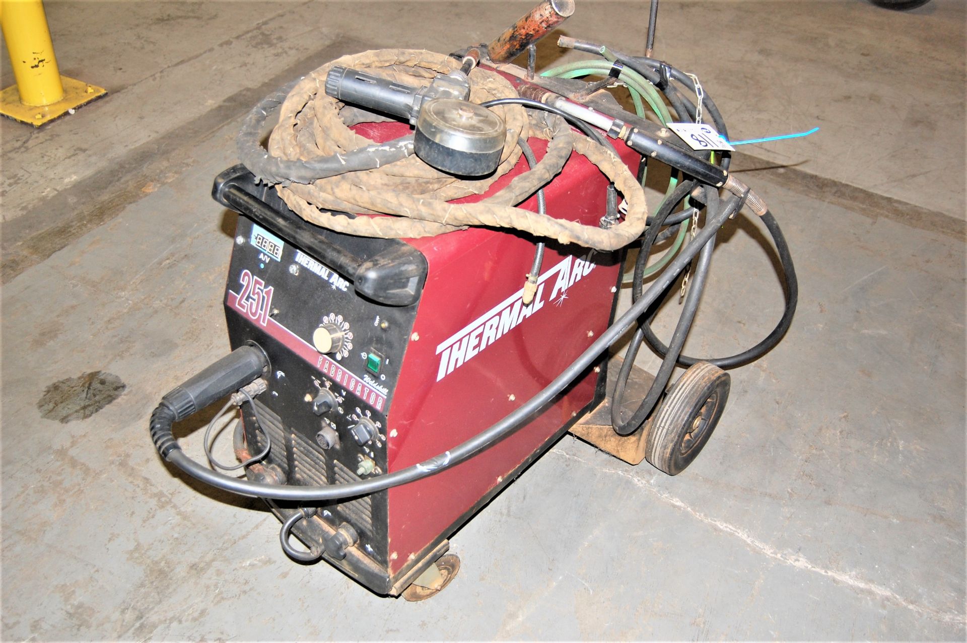 Thermal Arc 251 Fabricator MIG Welder with Tweco Weld Skill Spool Gun and leads.