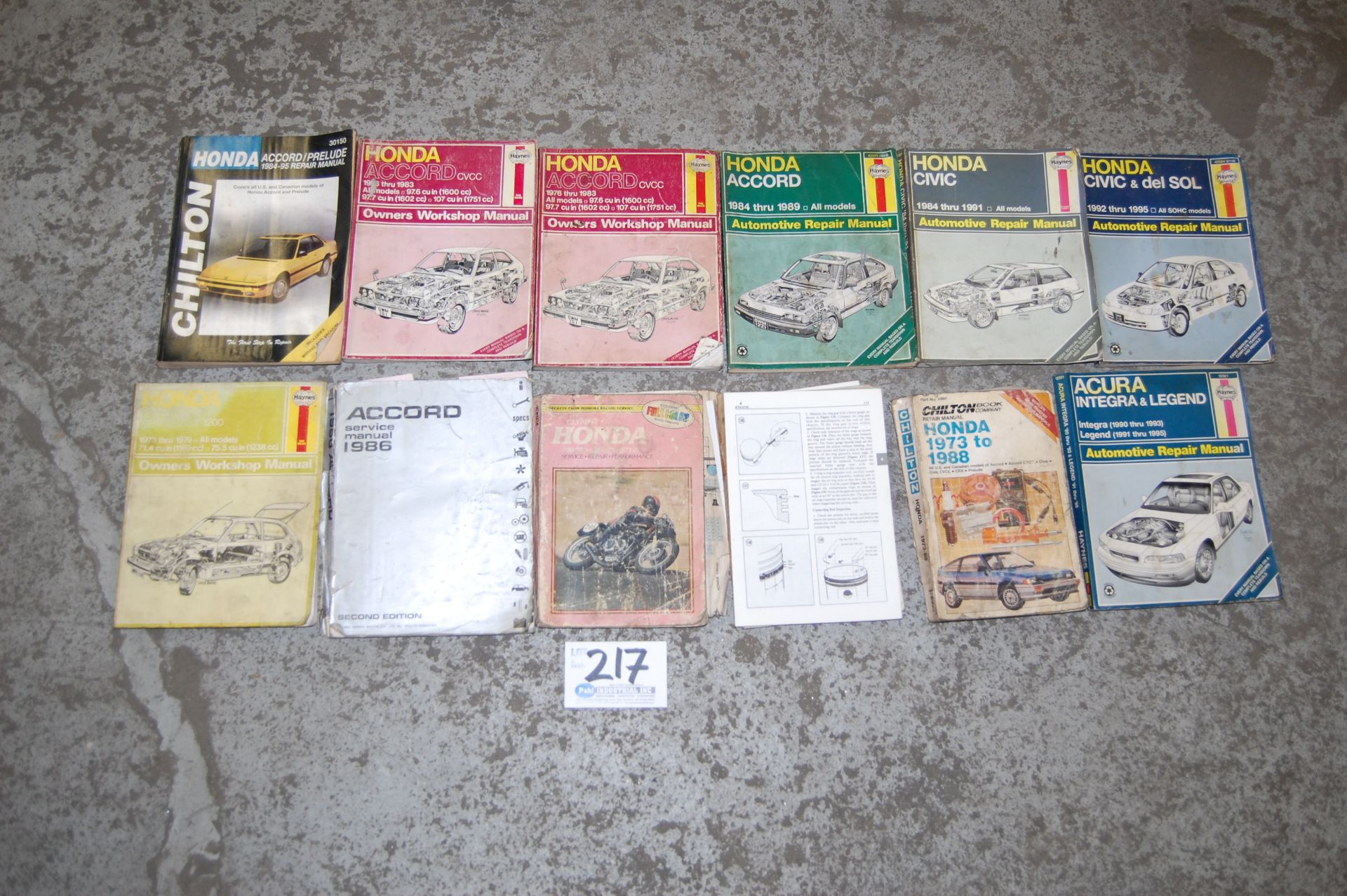 Assorted Honda Service Manuals