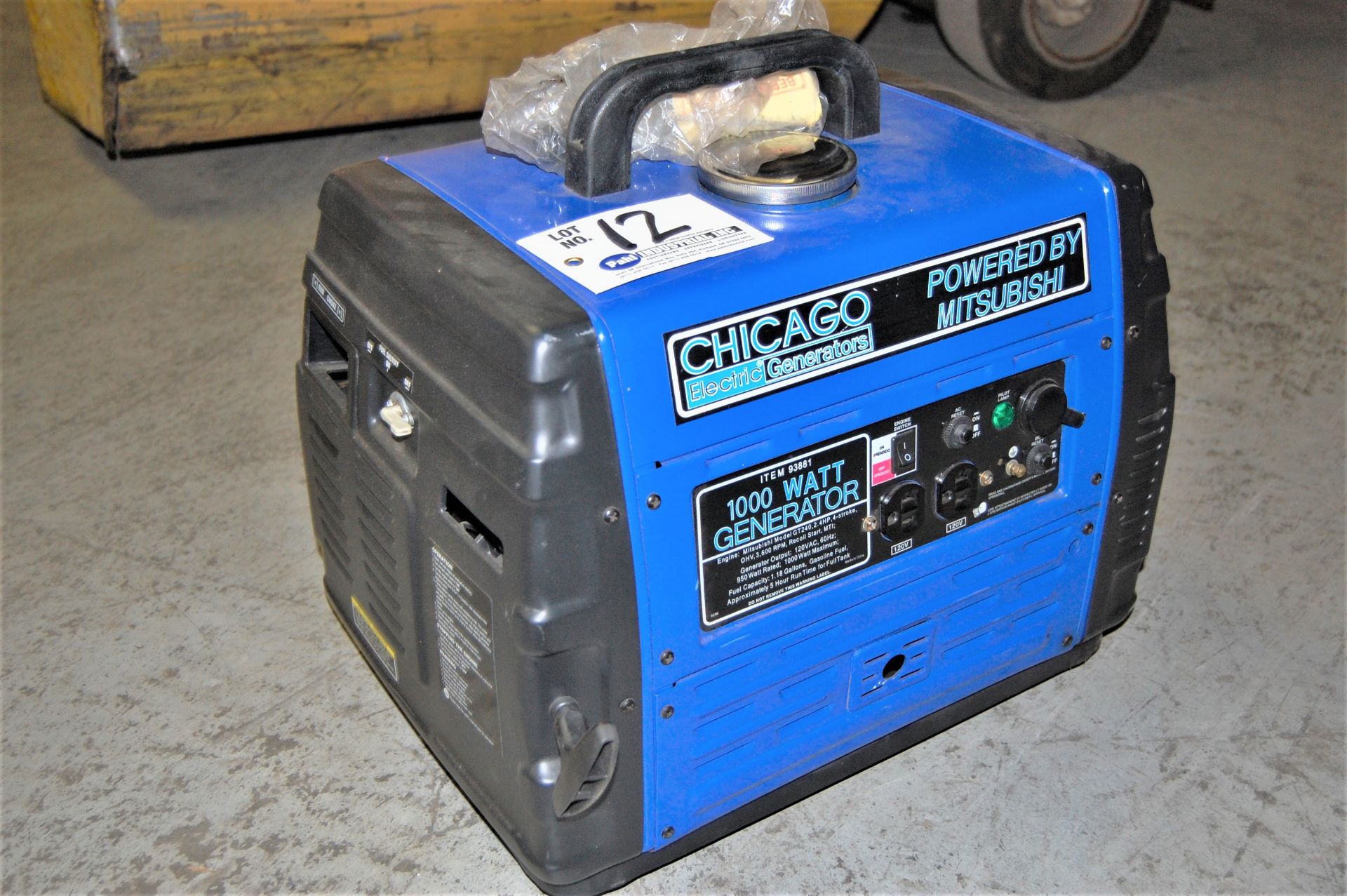 New Mistubishi 1000W Generator, 120V/60Hz Output - Image 6 of 6