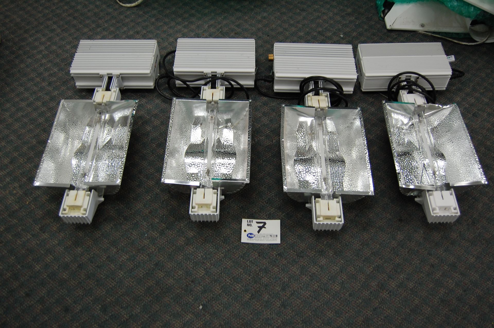 4 Nanolux DE Double-Ended Digital Electronic Ballast Fixtures 1000W with 1000W Lamp