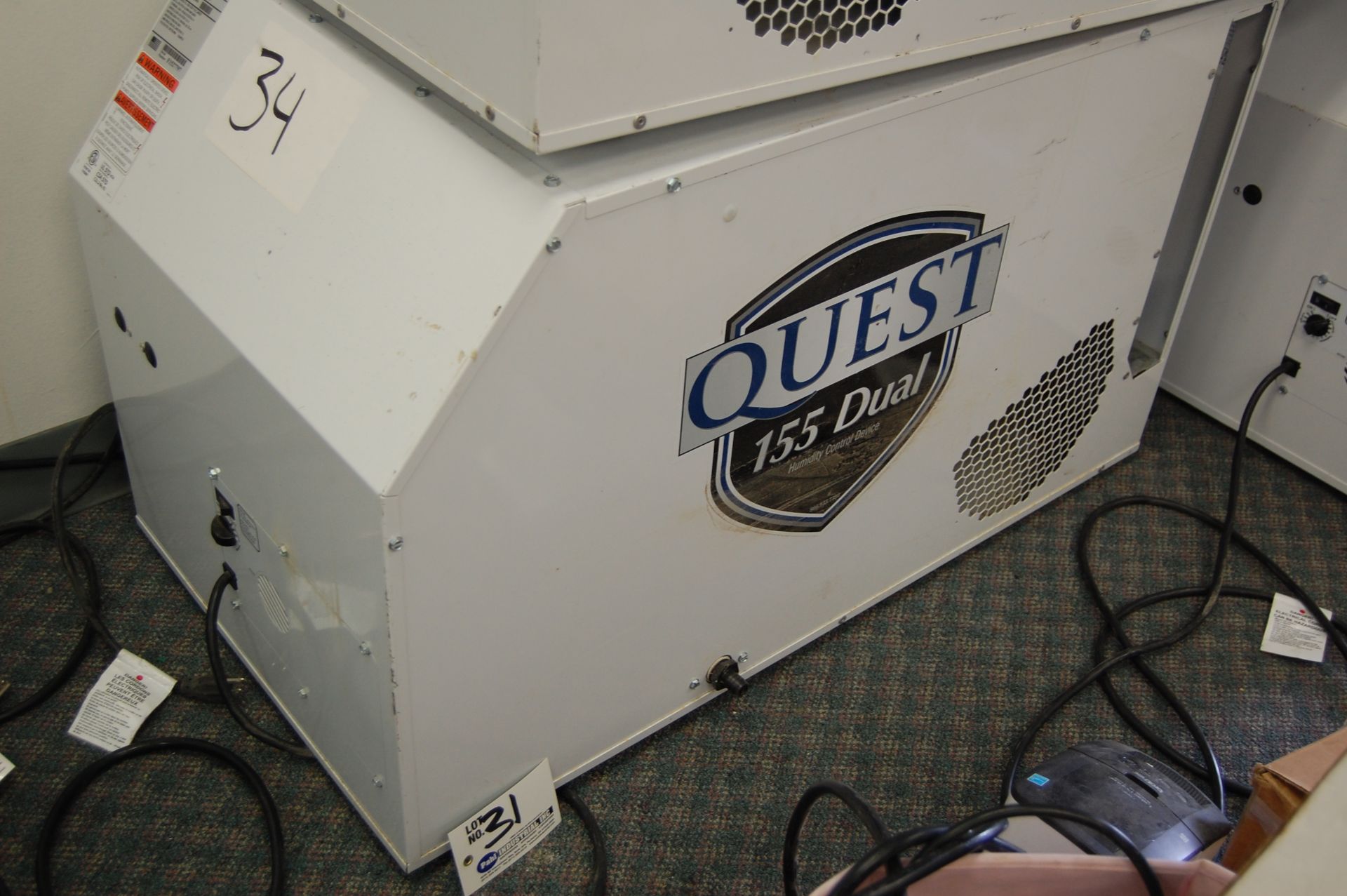 Quest 155 Overhead Commercial Dehumidifier